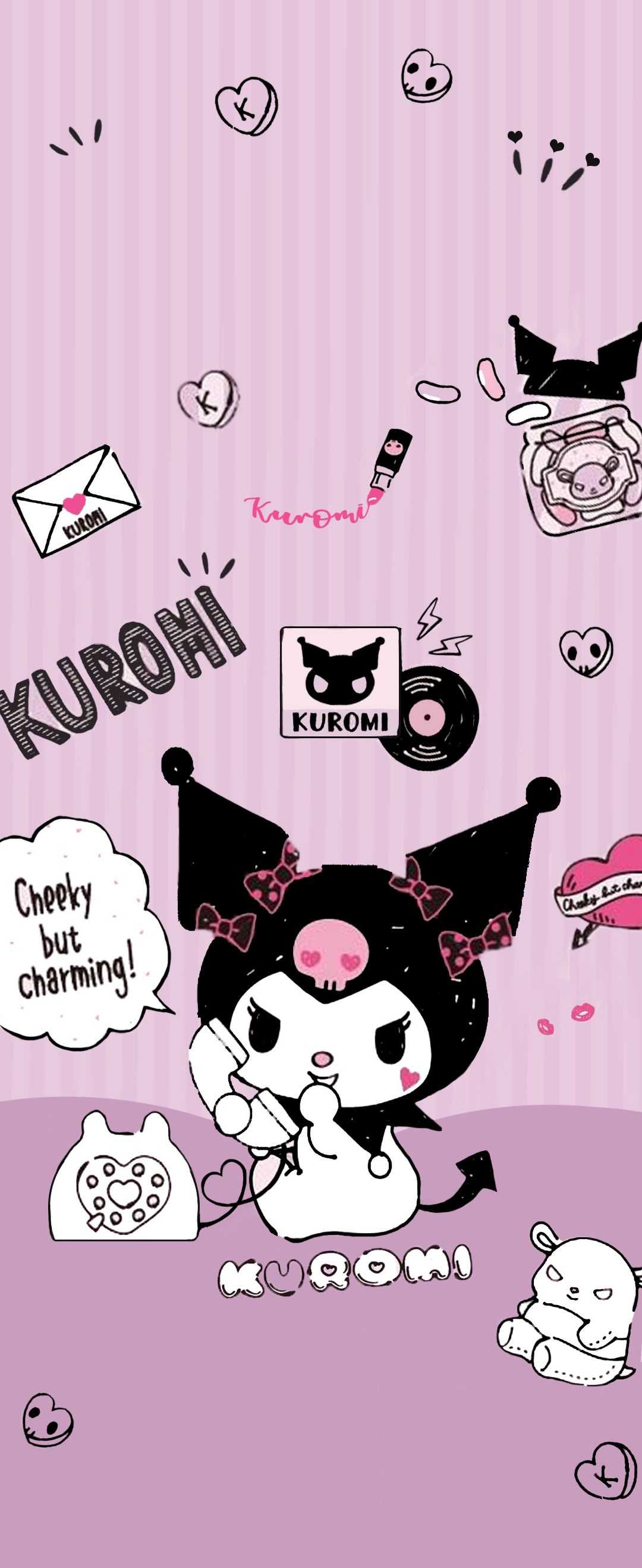 1080x2636 Kuromi Wallpaper