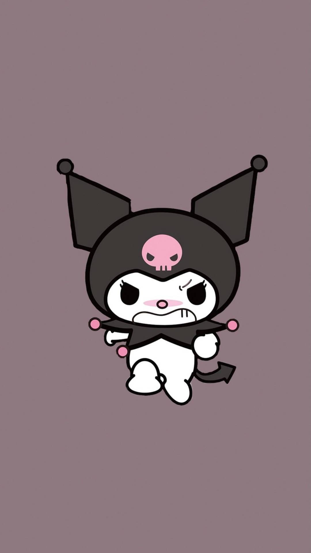 1080x1920 Download Angry Kuromi Sanrio Wallpaper