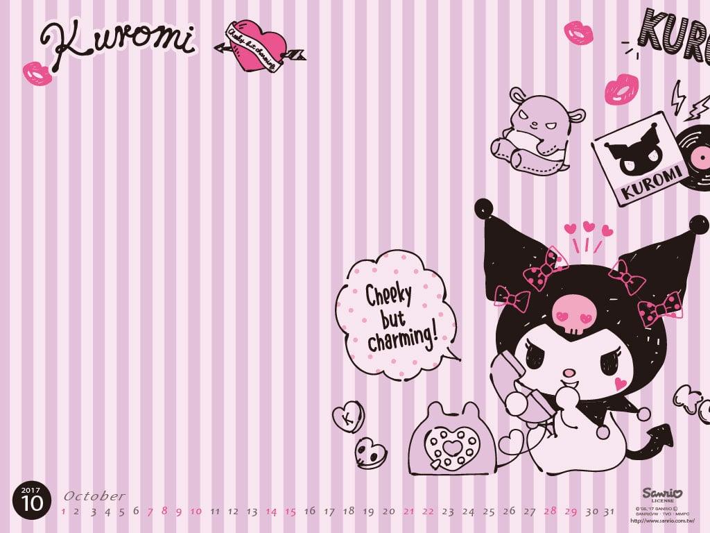 1024x768 Kuromi Cute Wallpaper