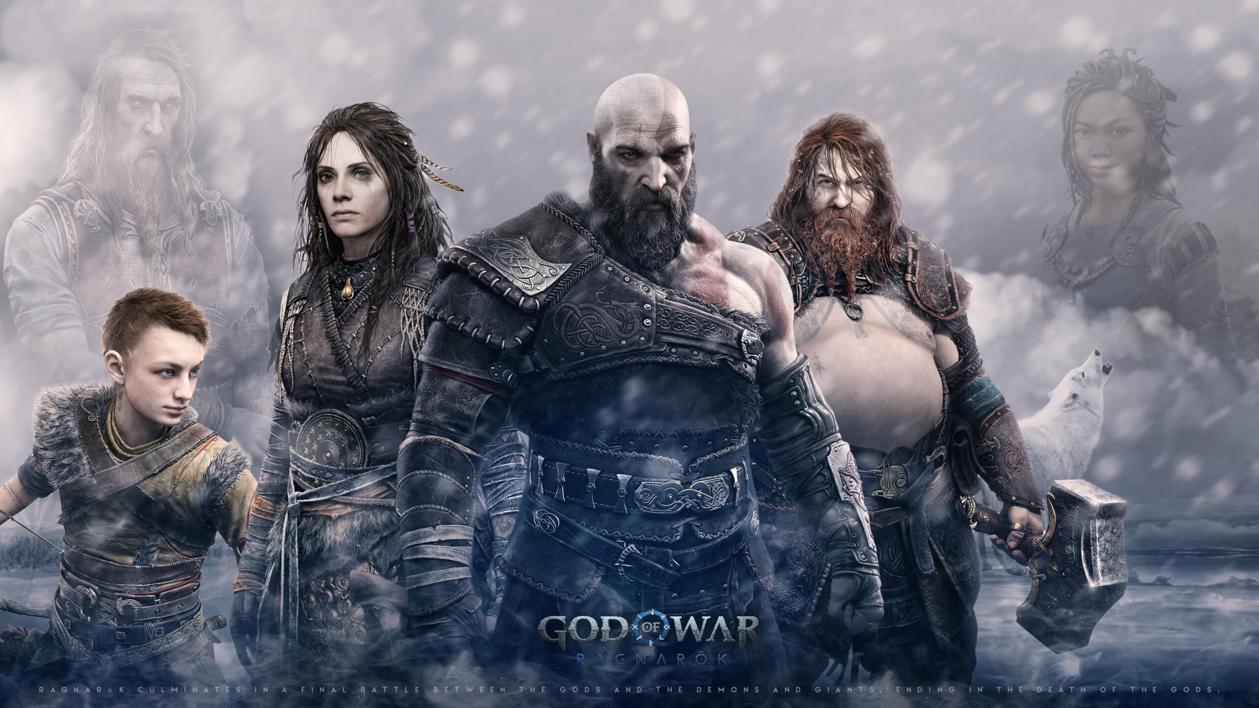 2560x1440 God of War Ragnarök Wallpaper