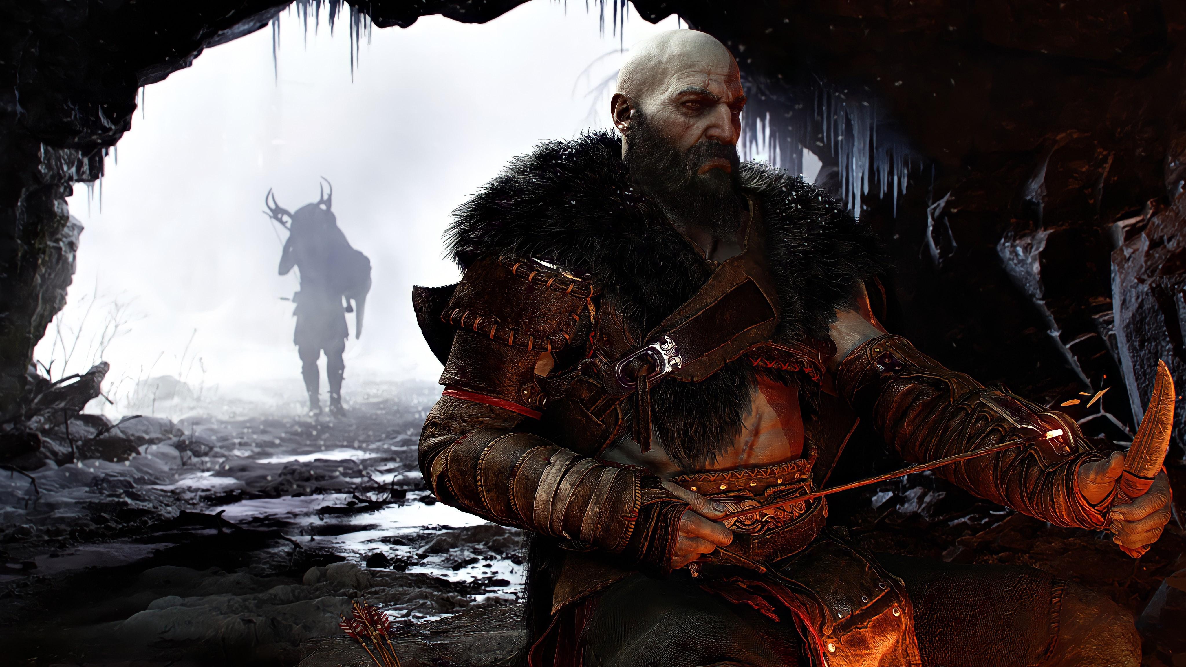 4096x2304 4K, video games, God of War, God of War Ragnarök, video game art Gallery HD Wallpaper