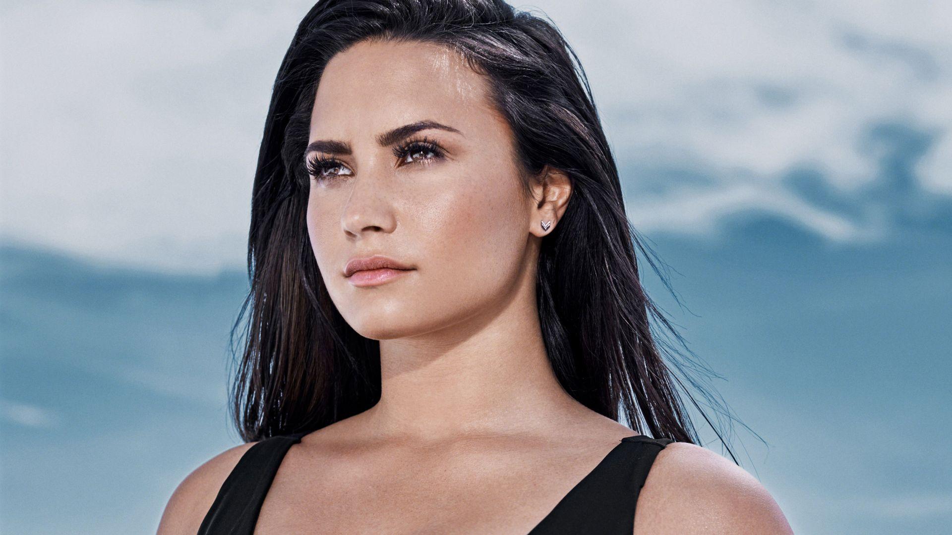 1920x1080 Desktop Wallpaper Demi Lovato, Actress, Face, 4k, HD Image, Picture, Background, Ed9pim