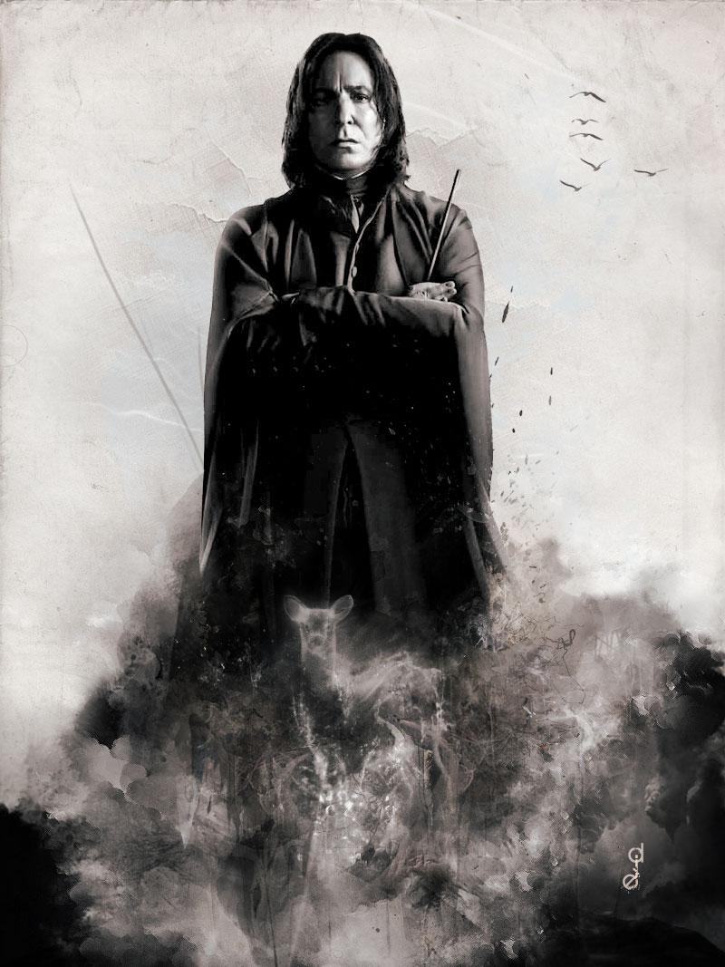 800x1067 تويتر \ dittany على تويتر: Art by deej240z #SeverusSnape #Always