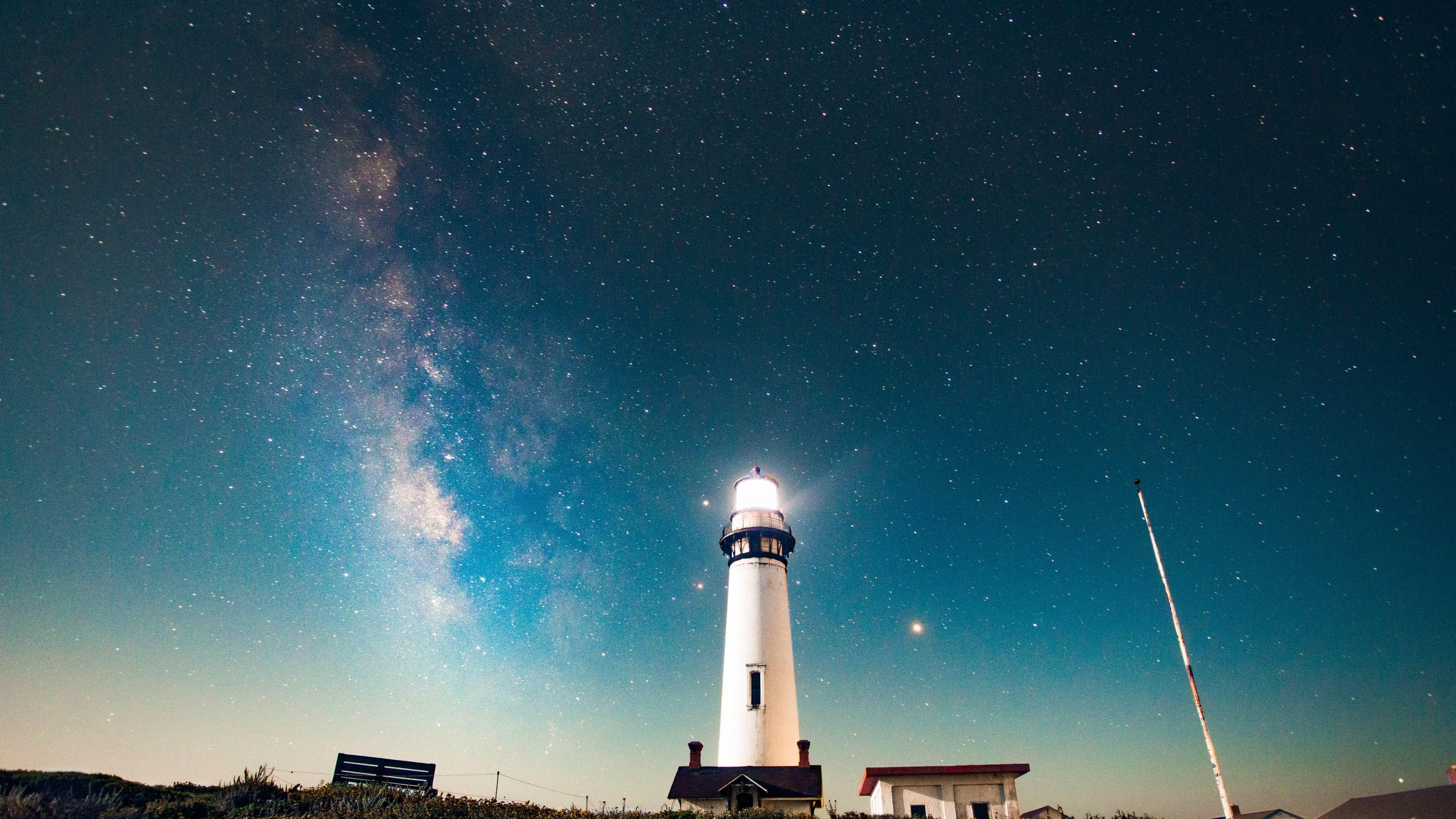 Lighthouse Night 4K Wallpapers - Top Free Lighthouse Night 4K ...