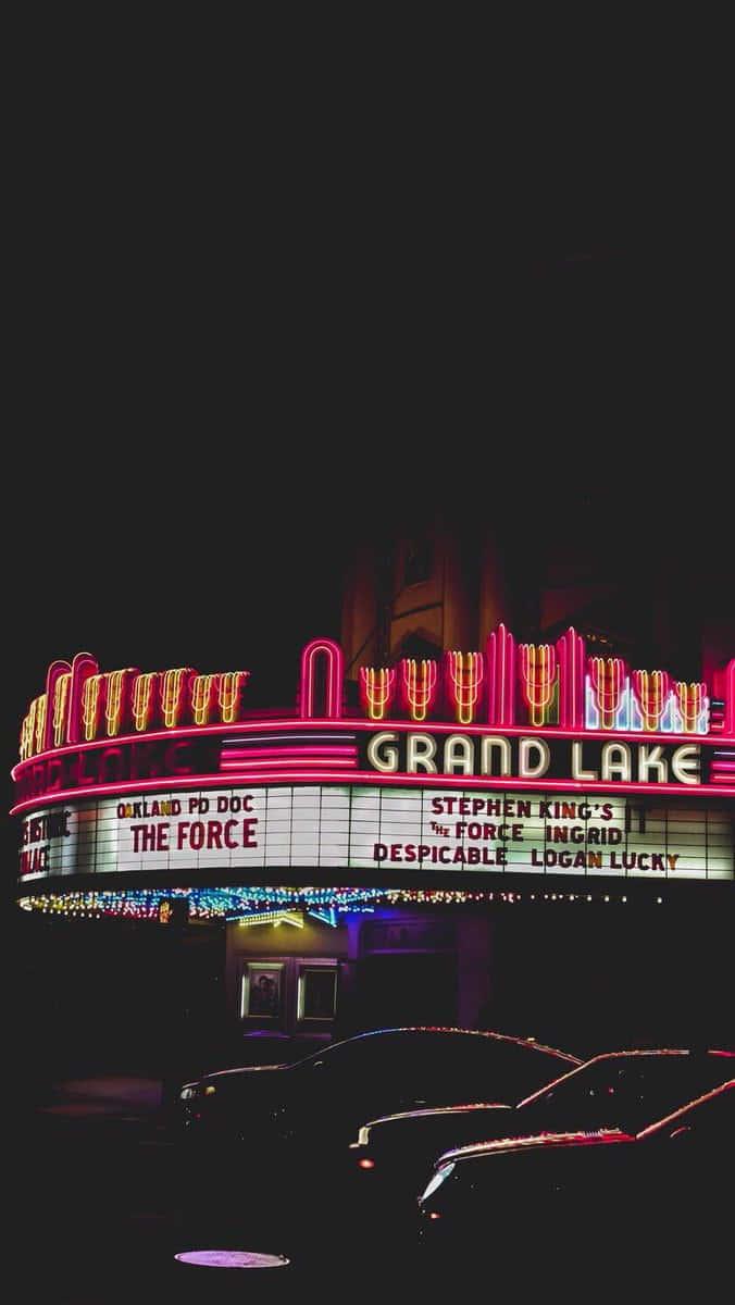 676x1200 Download Grand Lake Theatre California Movie Theater Background