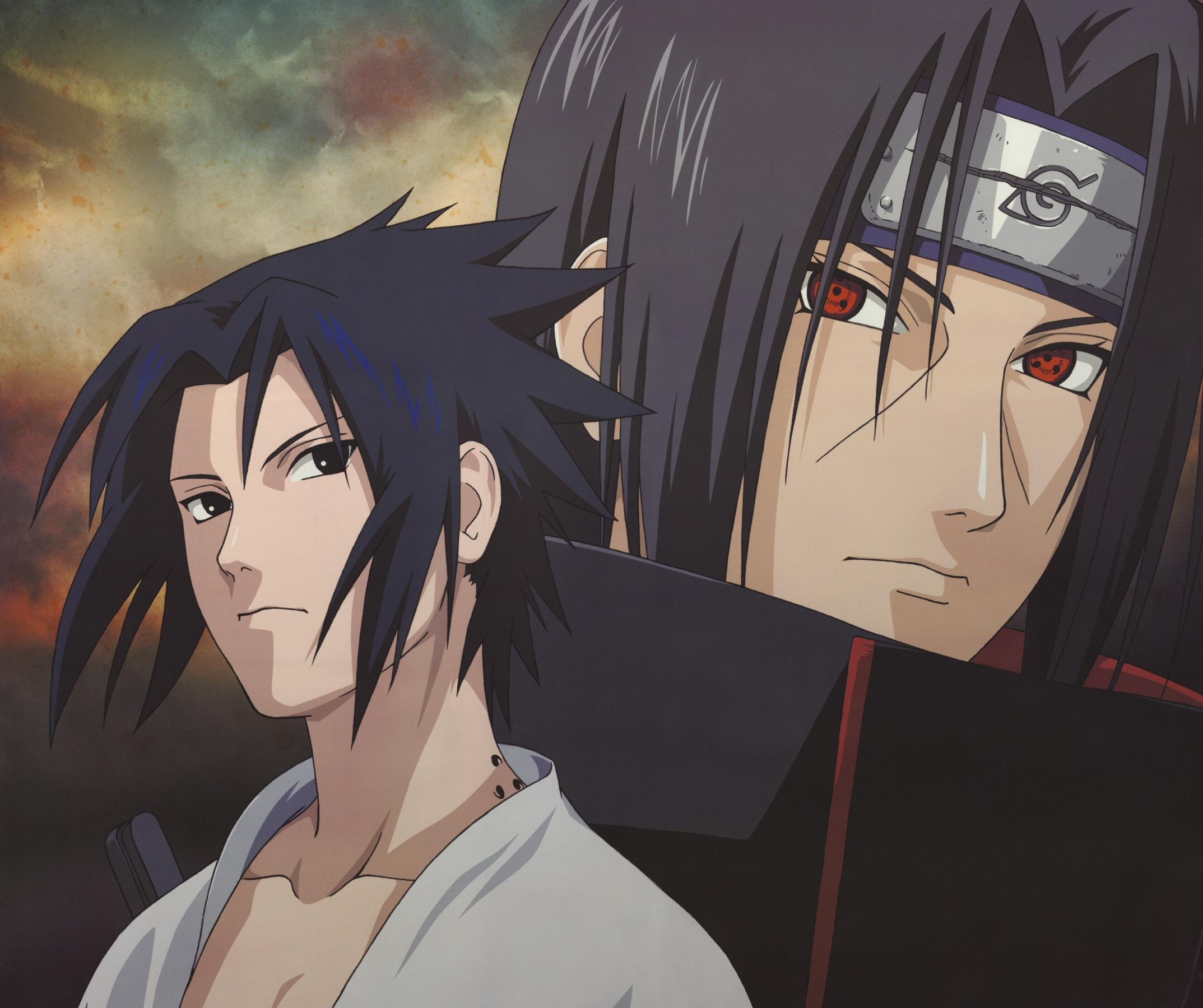 2147x1799 Sasuke and Itachi Uchiha