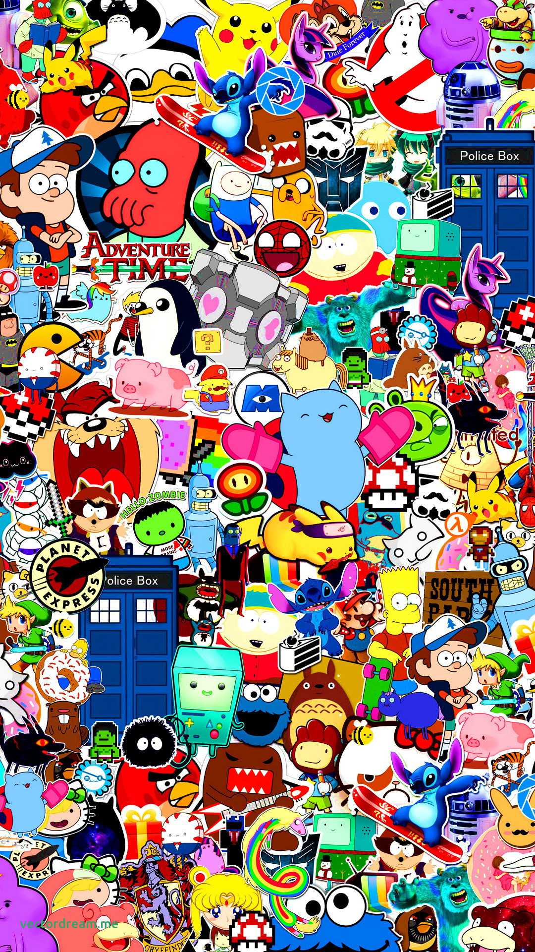 Cartoon Characters Phone Wallpapers - Top Free Cartoon Characters Phone  Backgrounds - WallpaperAccess