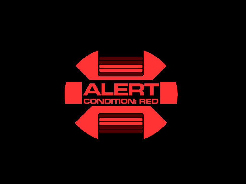 1024x768 Animated Red Alert GIF, perfect for your desktop when it's one of THOSE days. #startrek #redalert. Star trek art, Star trek movies, Star trek ships