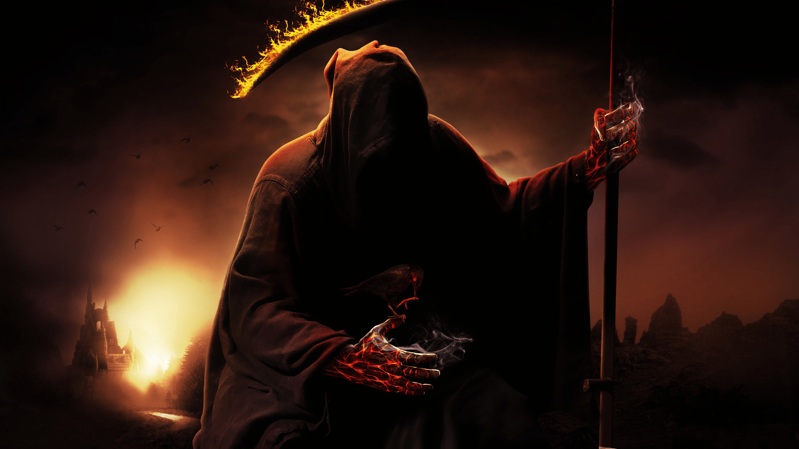 2560x1440 Grim Reaper HD Wallpaper and Background