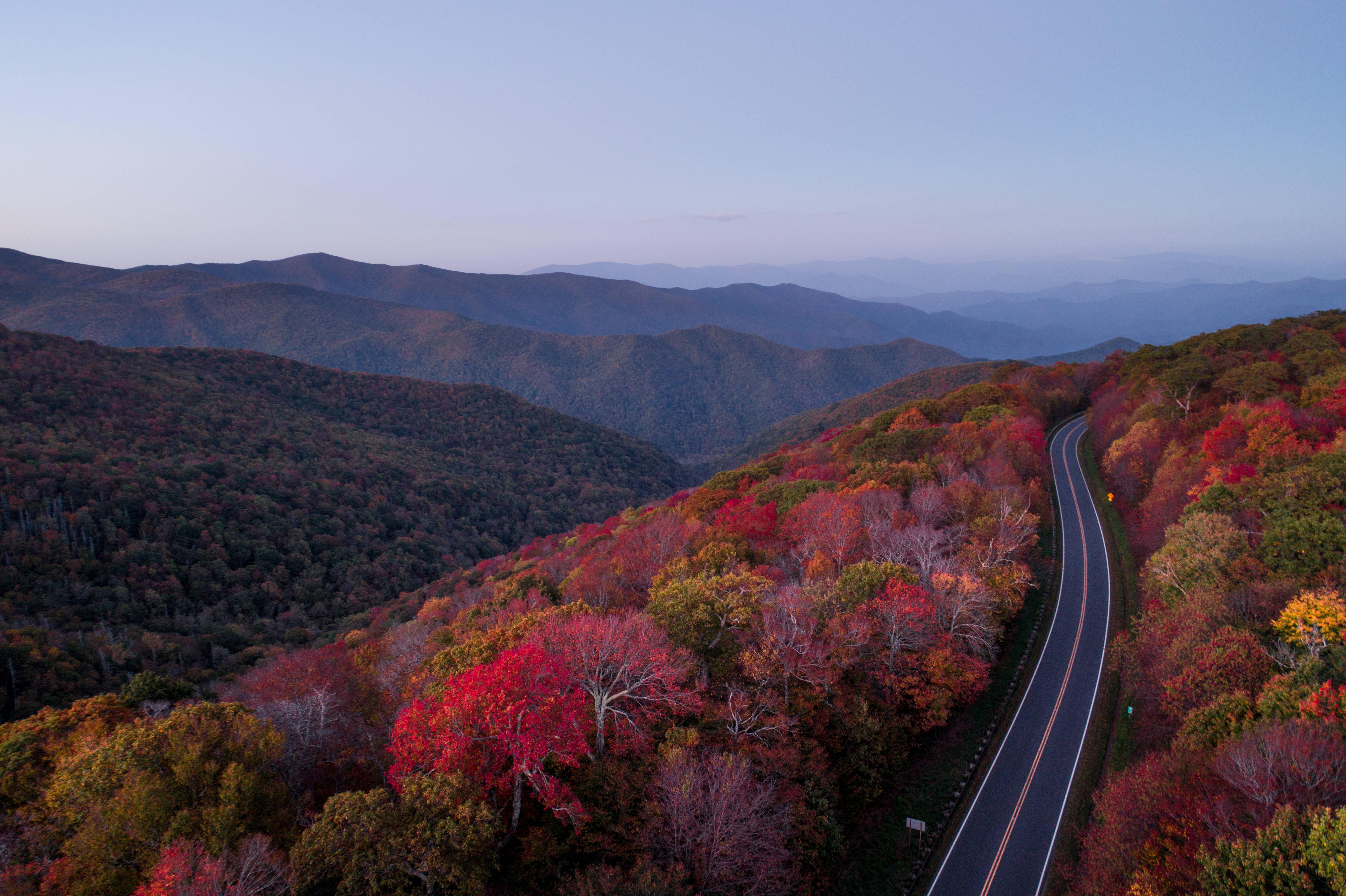 5464x3640 Download 4k Autumn Blue Ridge Mountains Wallpaper