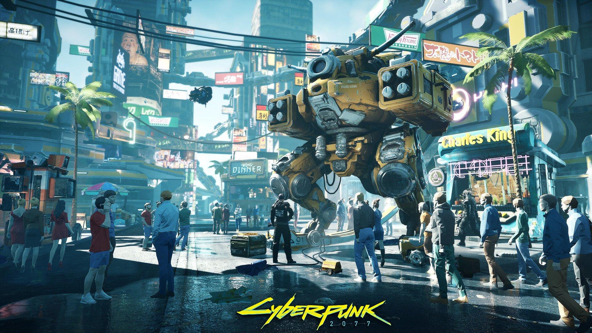 1920x1080 Cyberpunk 2077 Futuristic Robot HD Wallpaper