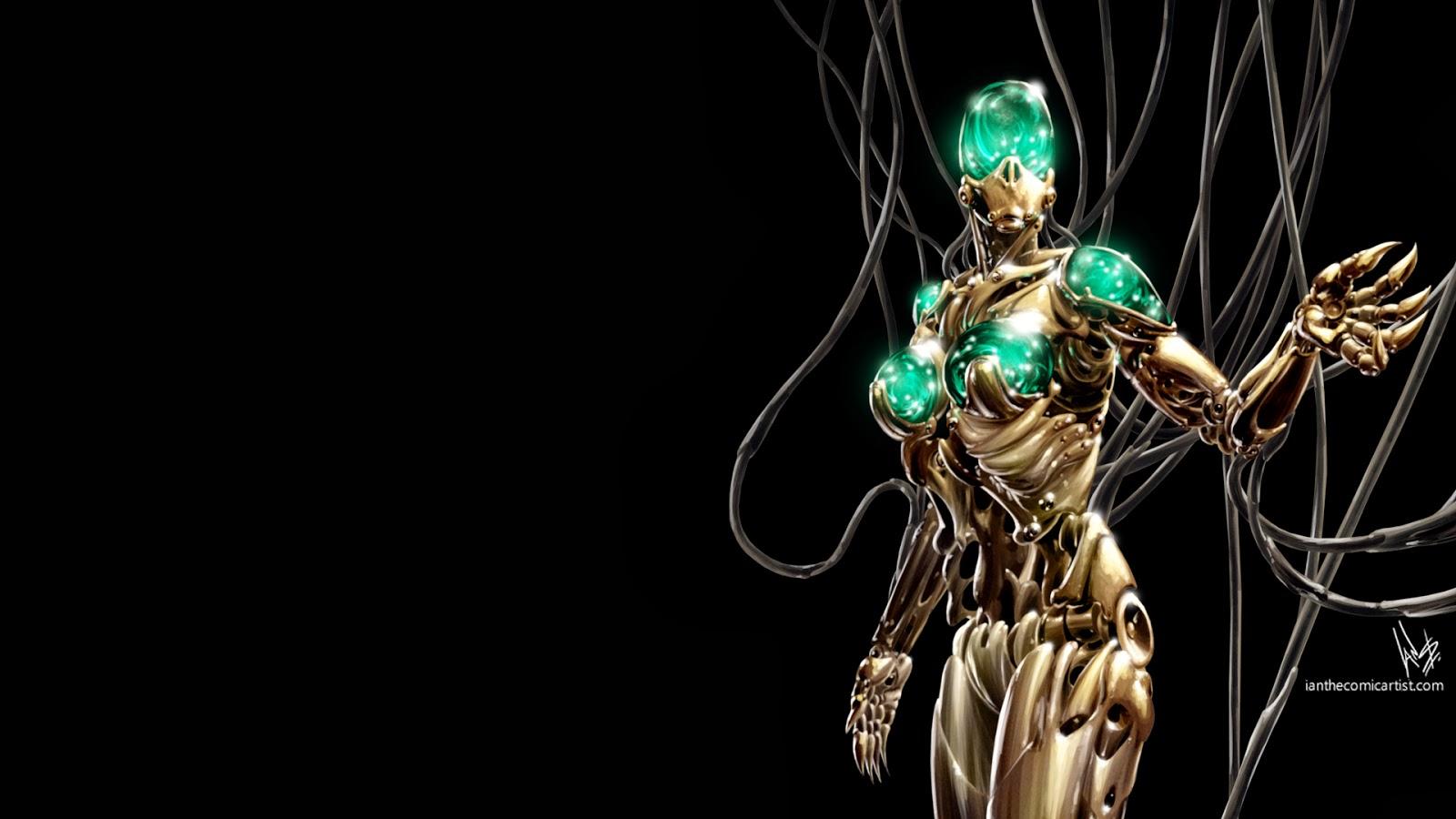 1600x900 Free download Photography of Ian Sokoliwski Cyberpunk Robot Painting Wallpaper [1600x900] for your Desktop, Mobile & Tablet. Explore Robots Wallpaper for My Desktop. Wallpaper For My Pc, Wallpaper For