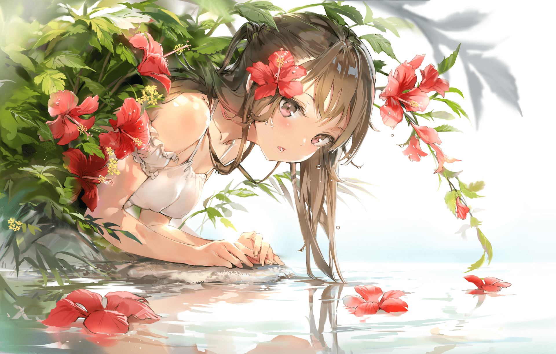 1920x1222 Anime, Girl, Summer Gallery HD Wallpaper