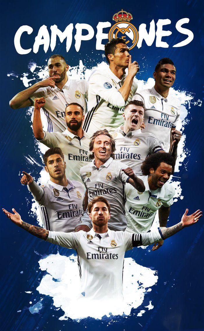 701x1139 Real Madrid Team 2018 Wallpaper