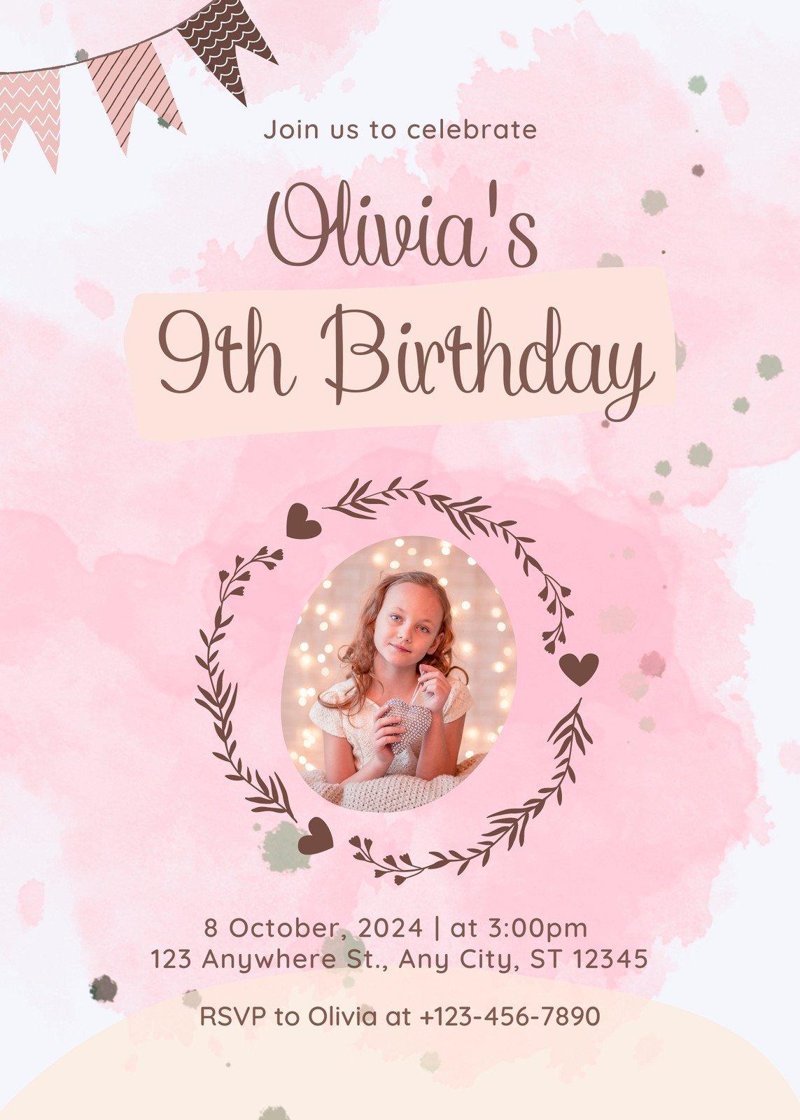 How To Create A Birthday Invitation Card Online Free