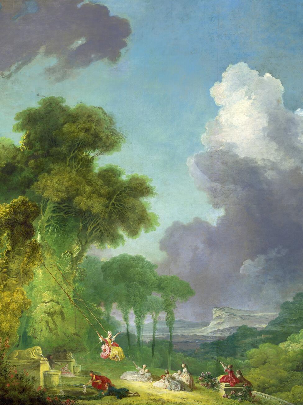 975x1300 The Swing Honoré Fragonard Wall Mural