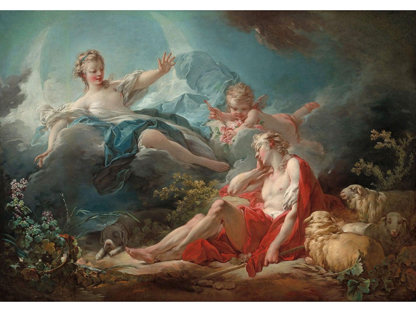 1427x1070 Jean Honore Fragonard : Diana And Endymion C. 1753 1756