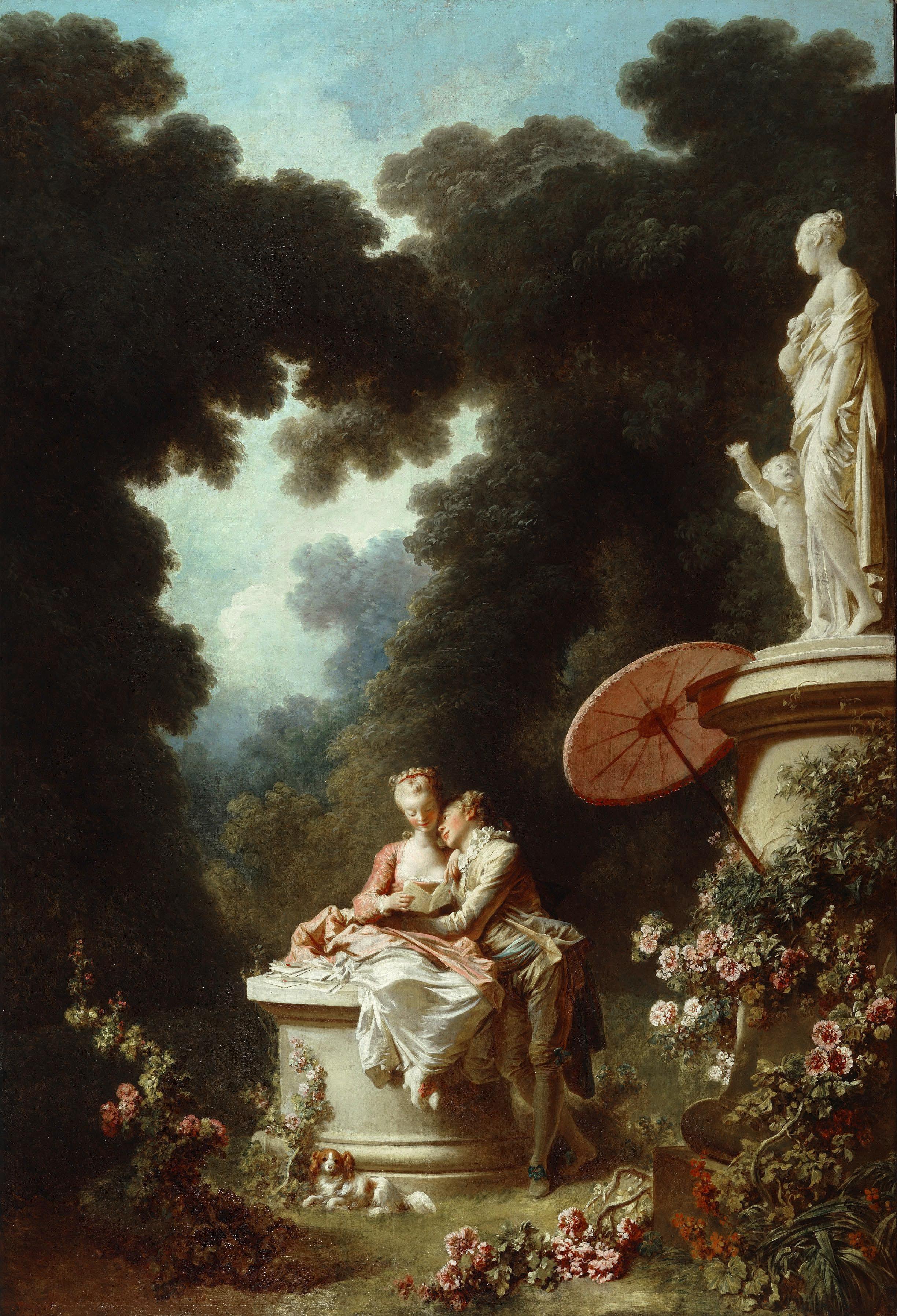 2448x3590 The Progress of Love Letters 1771