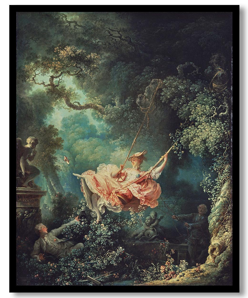 1041x1253 The swing by Jean Honore Fragonard (1767). Wall Art, Wall papers, Wall Coverings, Stickers, Decals & more