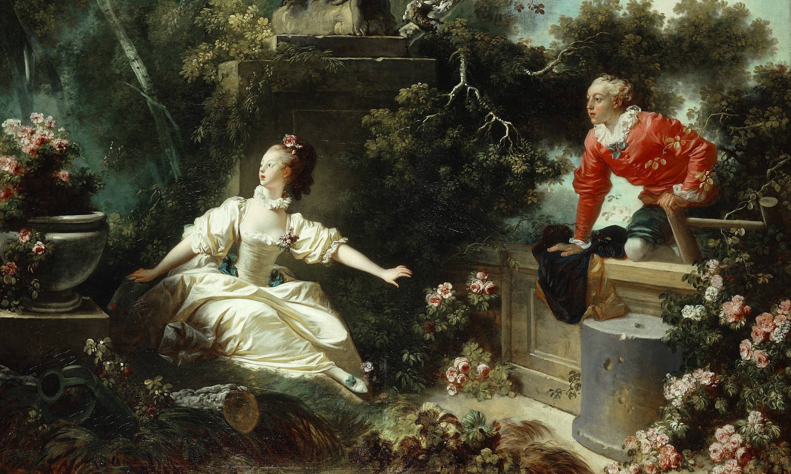 2717x1627 Jean Honoré Fragonard, The Meeting