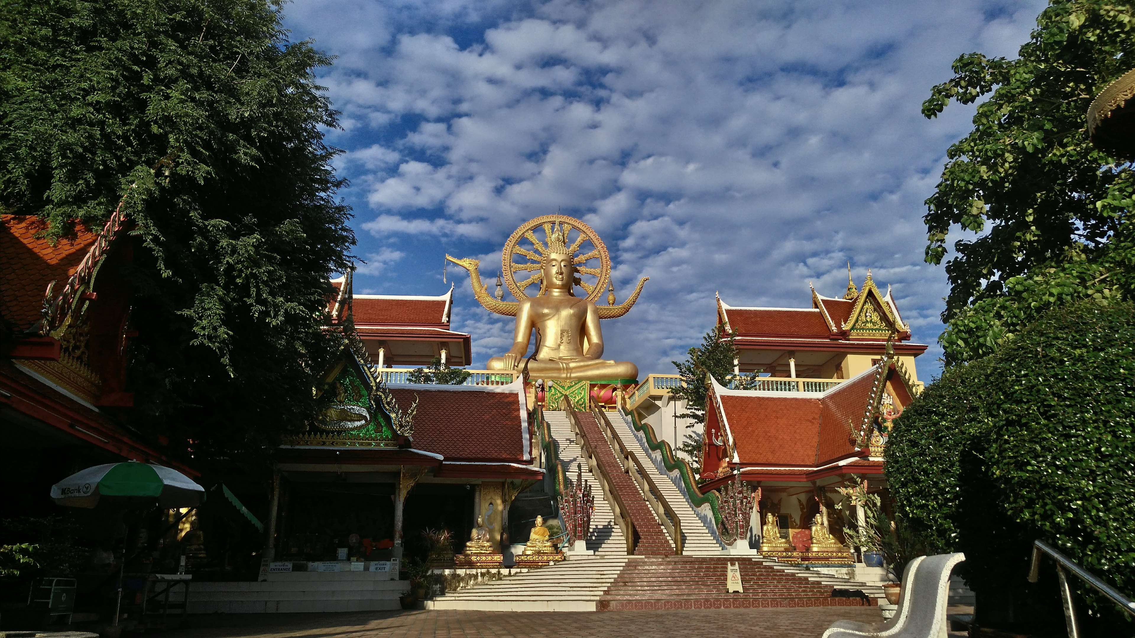 3840x2160 big buddha, koh samui, thailand 4k wallpaper and background