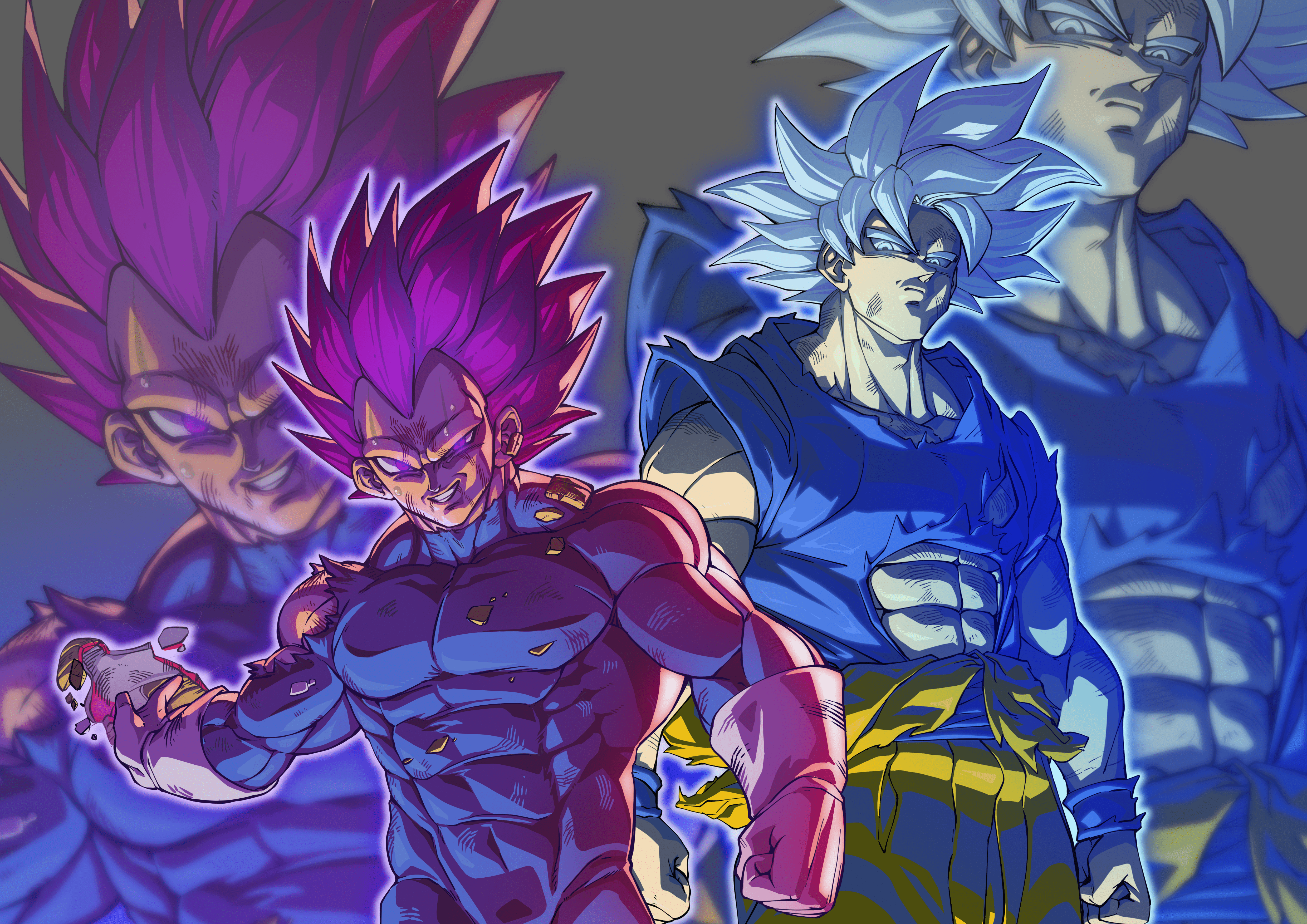 4961x3508 Ultra Ego and Ultra Instinct