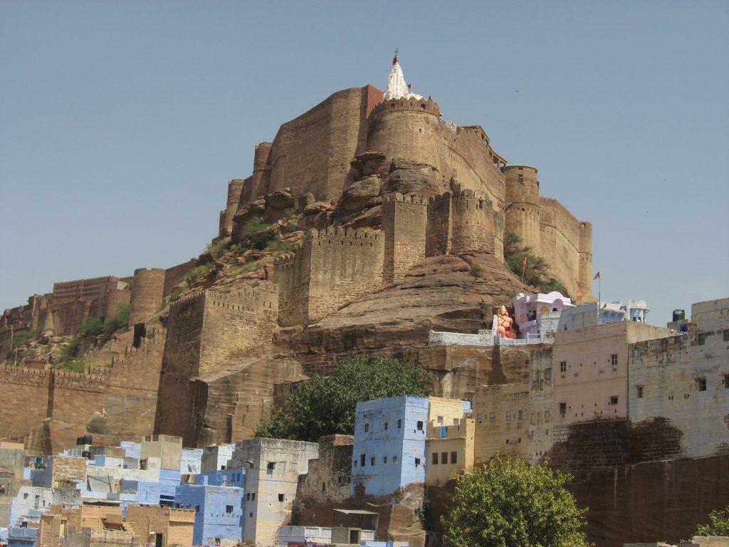 1024x768 The Mehrangarh Fort in Jodhpur, the blue city