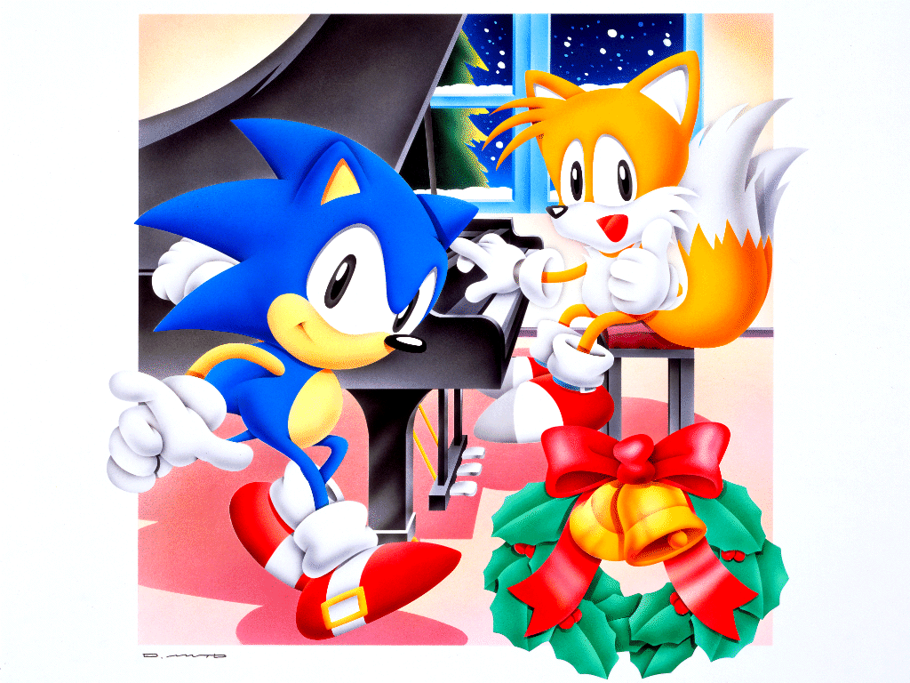 Classic Sonic Christmas Wallpapers  Wallpaper Cave