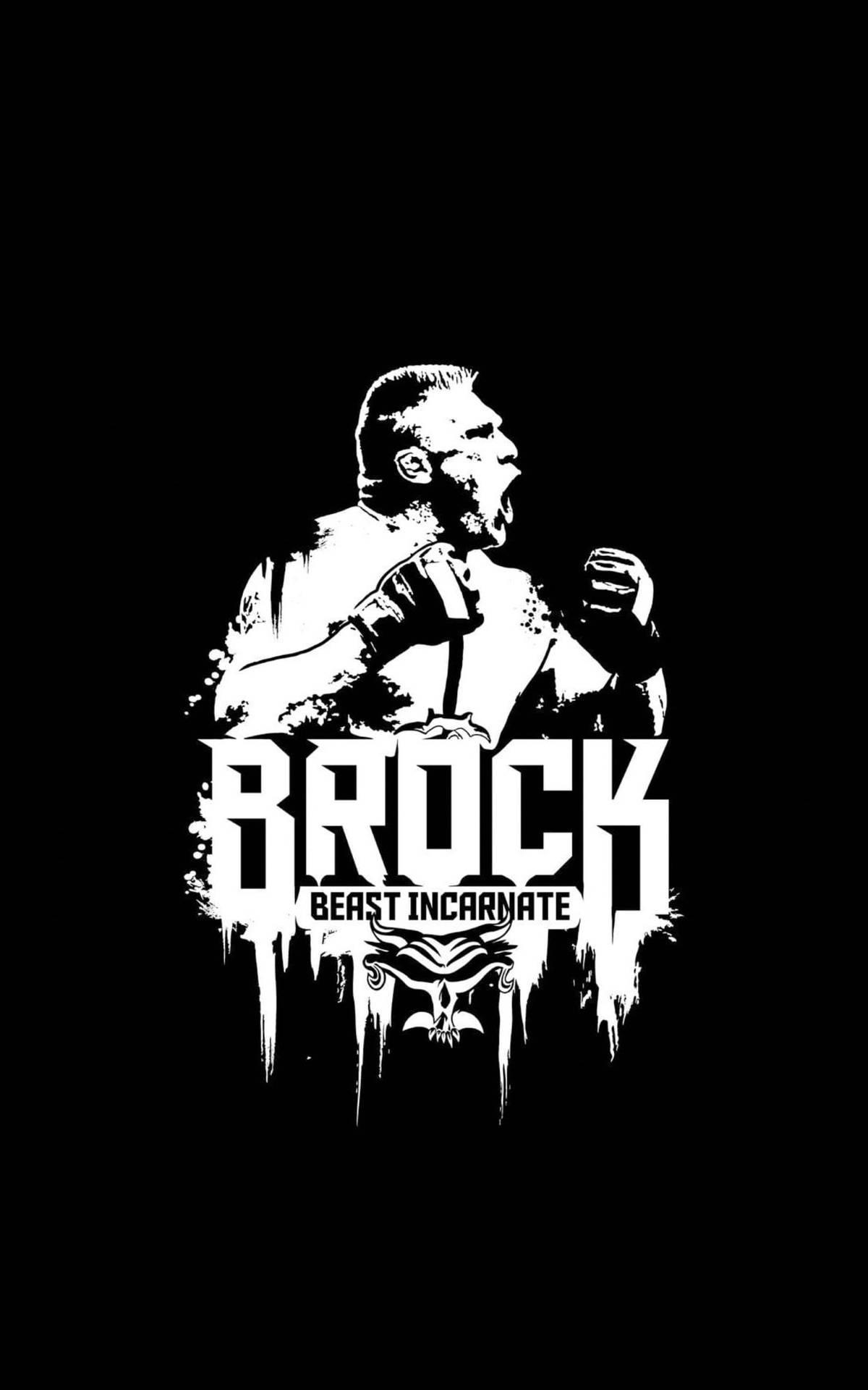 1200x1920 Download Brock Lesnar Sticker Template Wallpaper