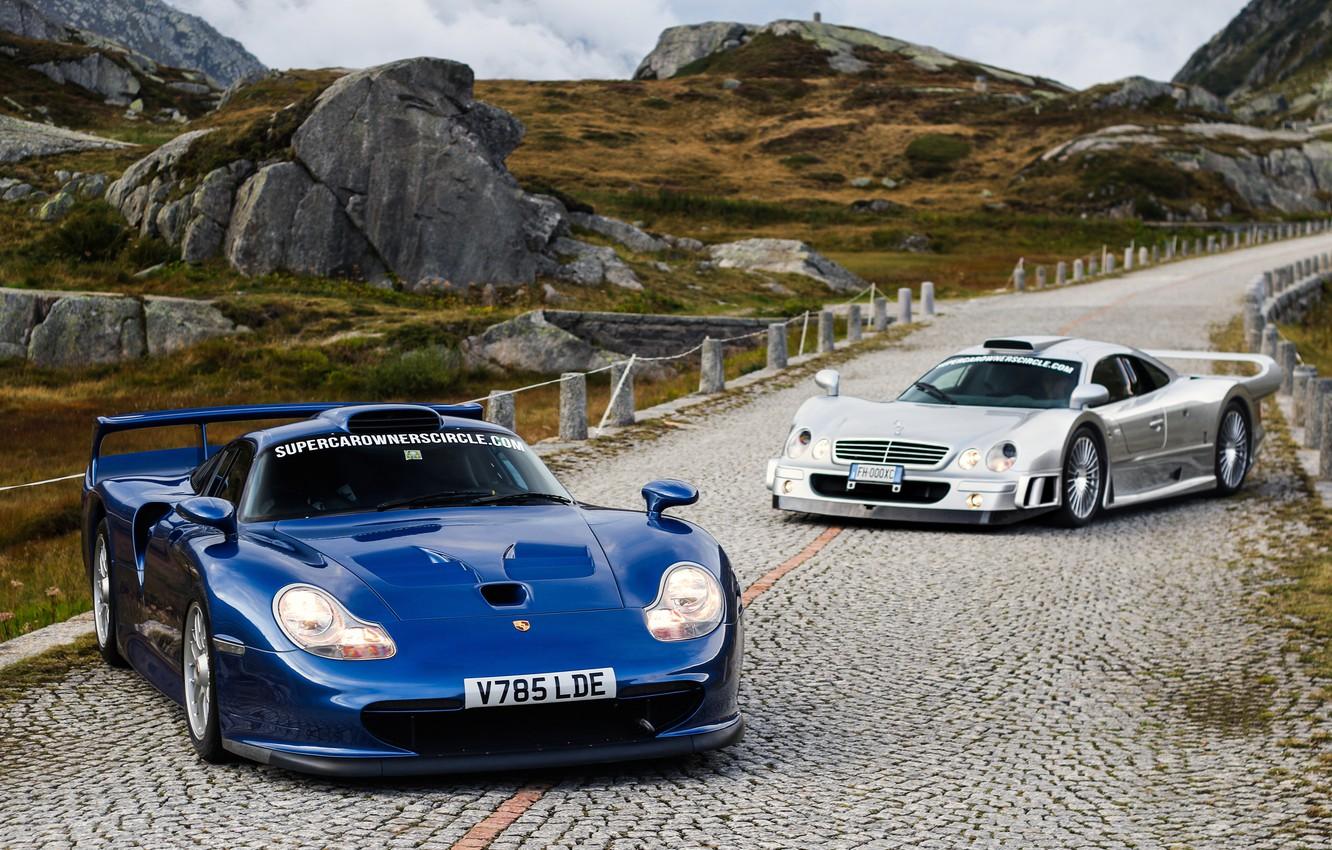 1332x850 Free download Wallpaper Mercedes Benz Porsche GTR Porsche 911 CLK 1997 [1332x850] for your Desktop, Mobile & Tablet. Explore GT1 Wallpaper
