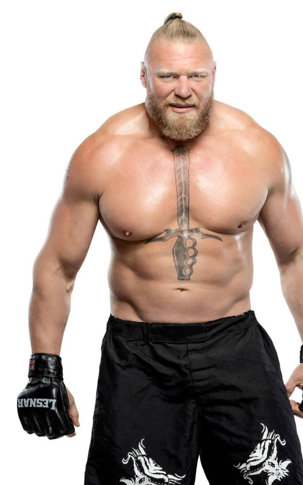 1200x1920 Download Brock Lesnar Ripped Muscles Wallpaper