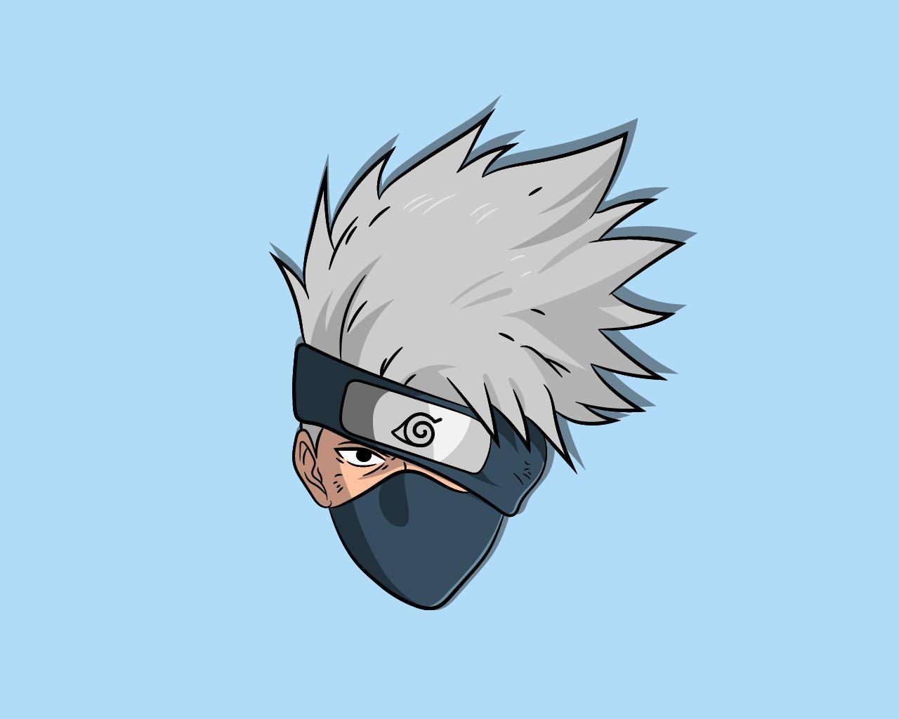 1280x1024 Naruto Draw by Book. Anime head, Kakashi, Naruto kakashi