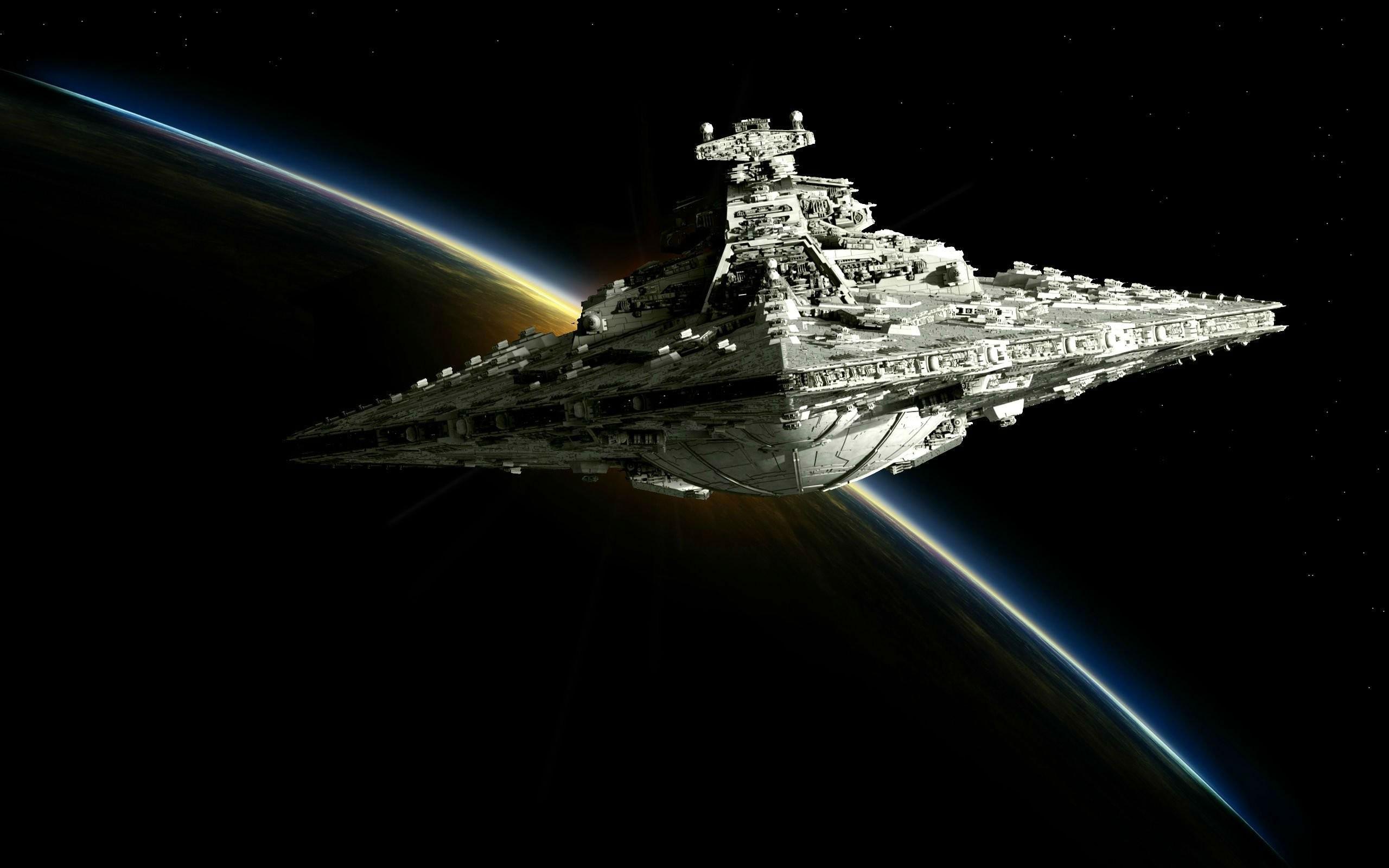 2560x1600 Star Destroyer Star Wars Spaceship Sci Fi Space Wallpaper