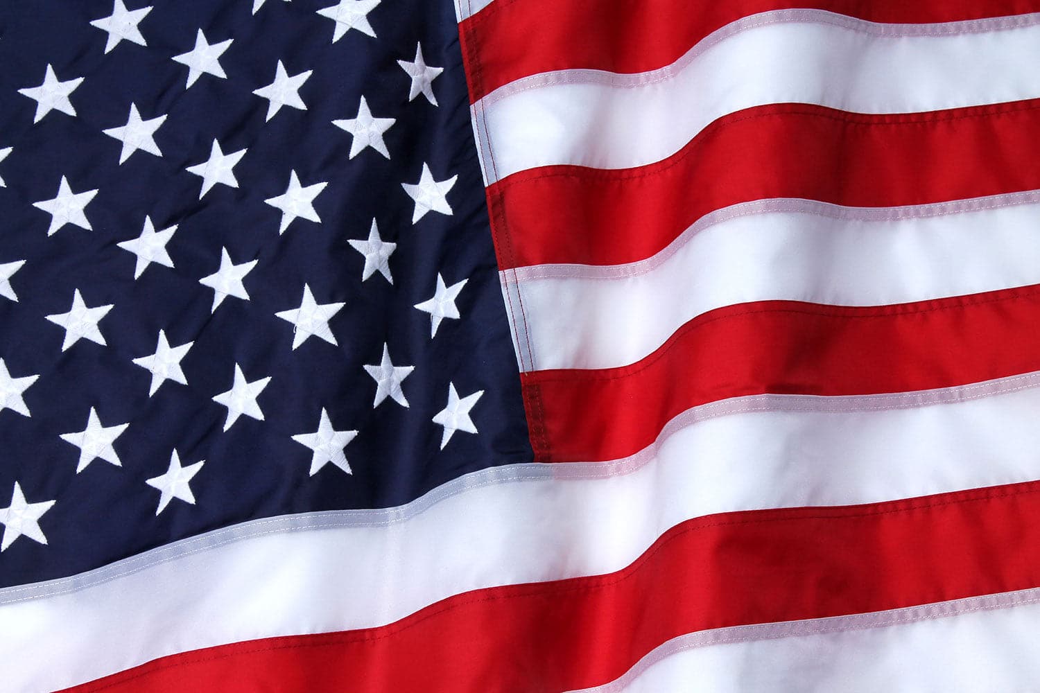1500x1000 10x15ft Sewn Nylon American Flag