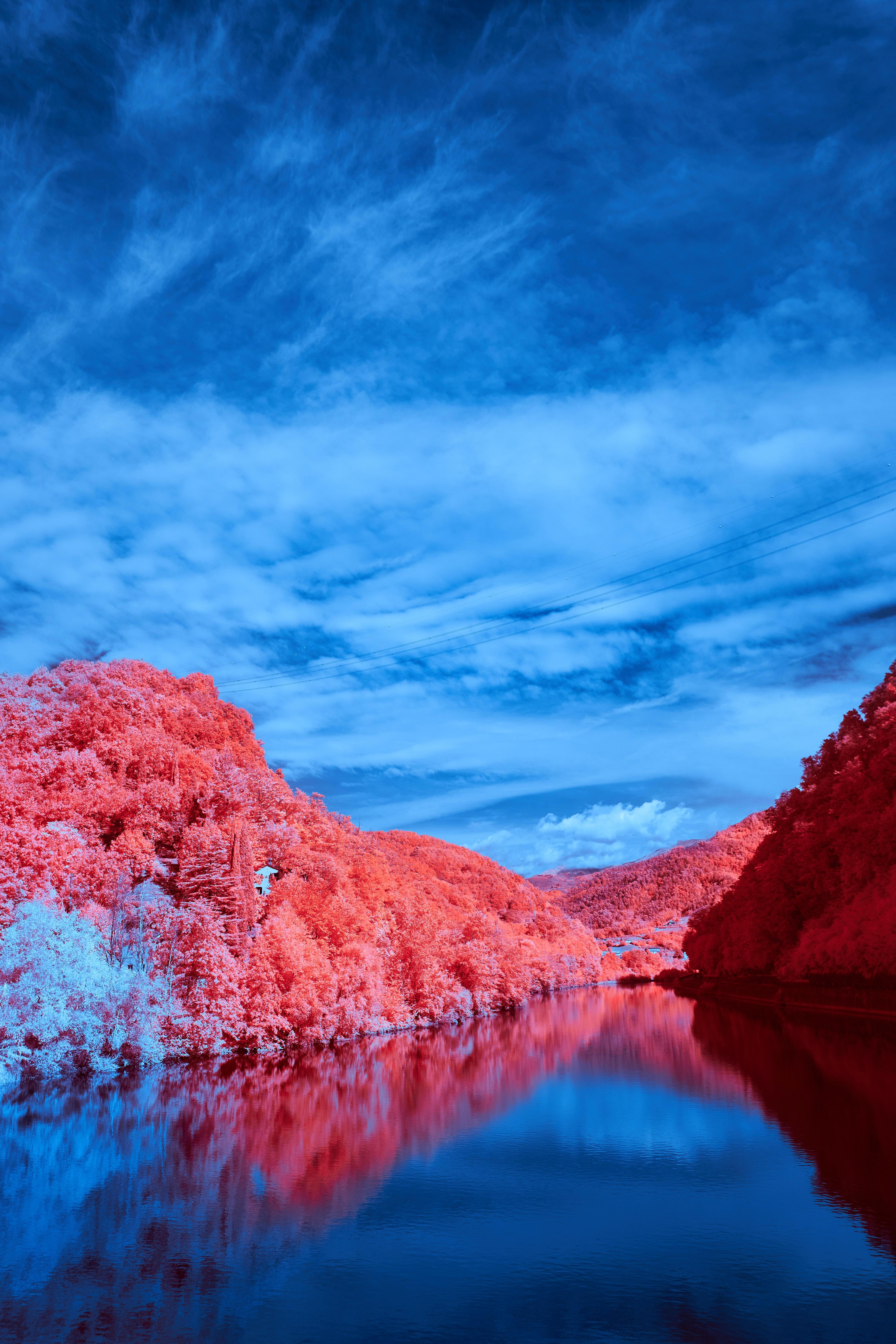 4000x6000 Scenery Wallpaper 4K, Lake, Blue Sky, Forest, Nature