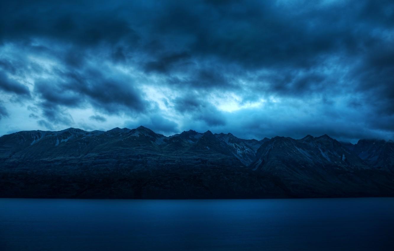 1332x850 Wallpaper sea, the sky, water, clouds, landscape, mountains, blue, nature, background, blue, widescreen, Wallpaper, calm, silence, wallpaper, widescreen image for desktop, section пейзажи