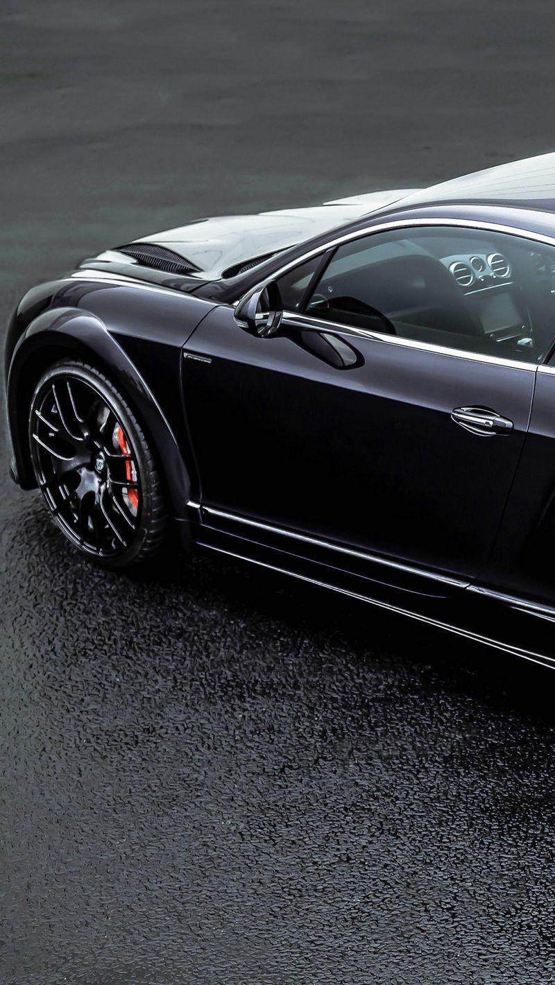 800x1420 Download Wallpaper 800x1420 Bentley, Continental, Gt, Onyx, Tuning, Black Iphone Se 5s 5c 5 For Parallax HD Background
