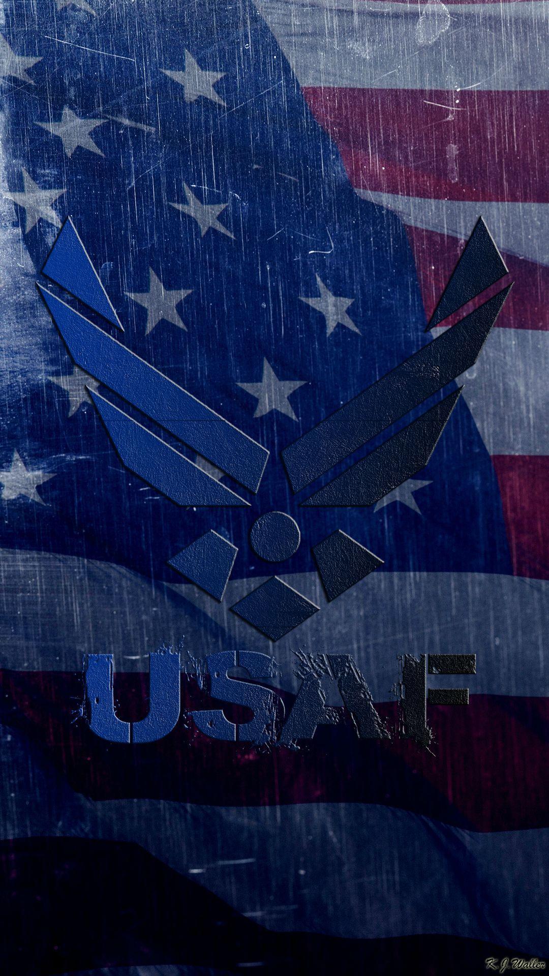 1080x1920 US Air Force Logos Wallpaper