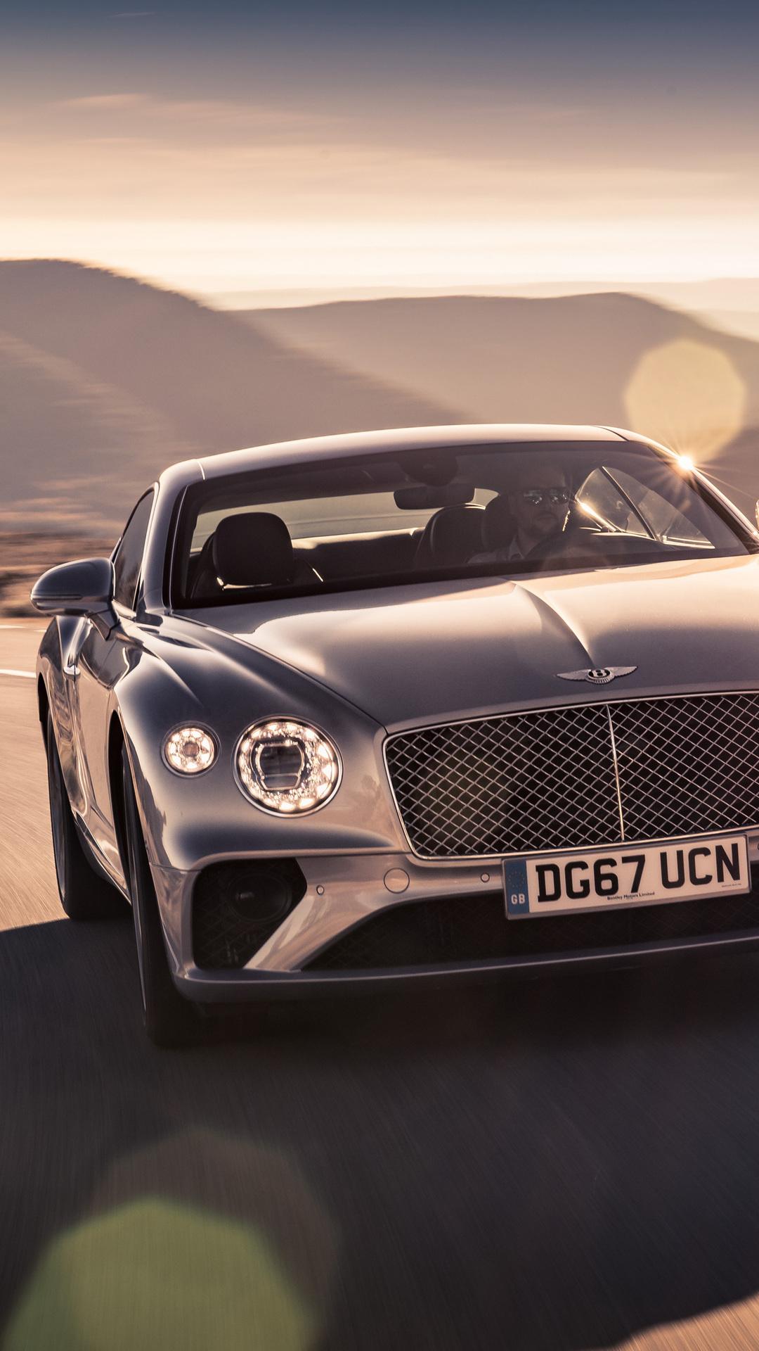 1080x1920 1080x1920 bentley continental gt, bentley, 2018 cars, cars, hd, 5k for iPhone 8 wallpaper