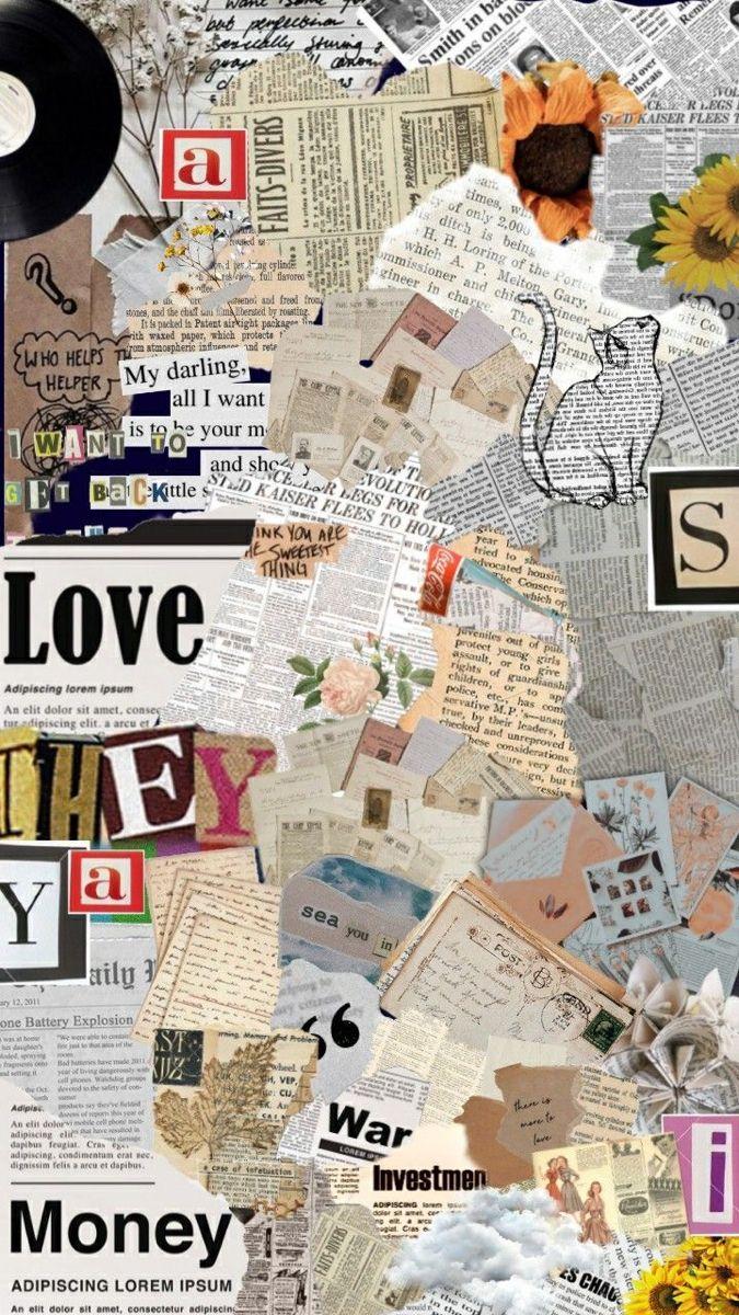 Newspaper Collage Wallpapers - Top Free Newspaper Collage Backgrounds ...