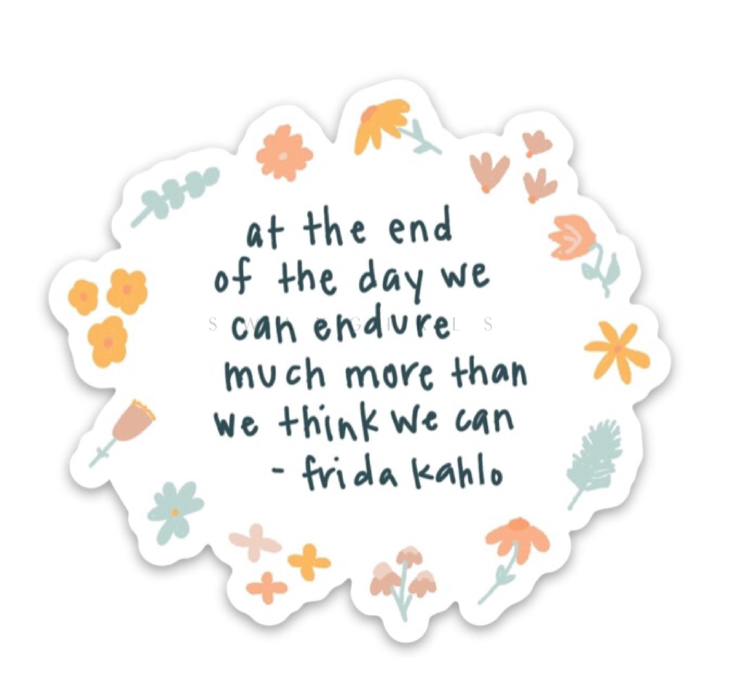 3000x2800 Frida Kahlo quote sticker
