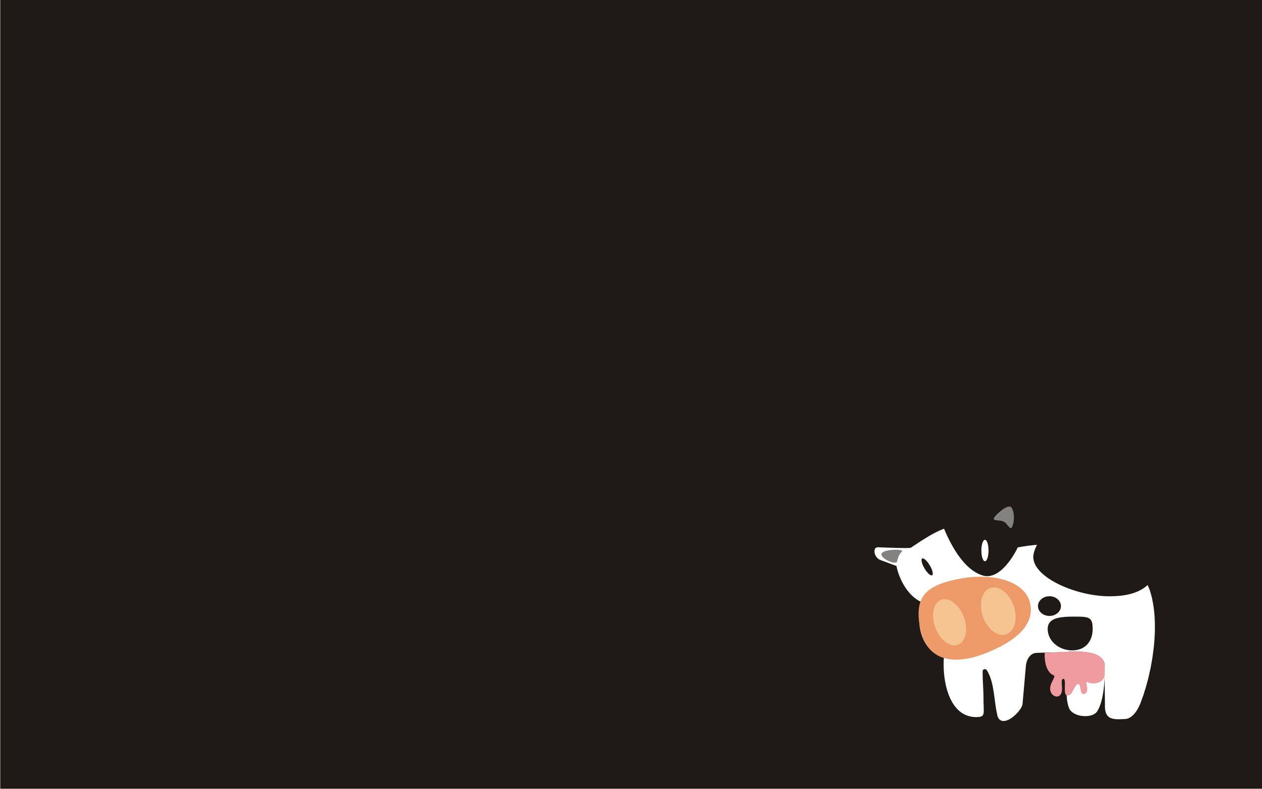 2560x1600 Cow Cartoon Wallpaper