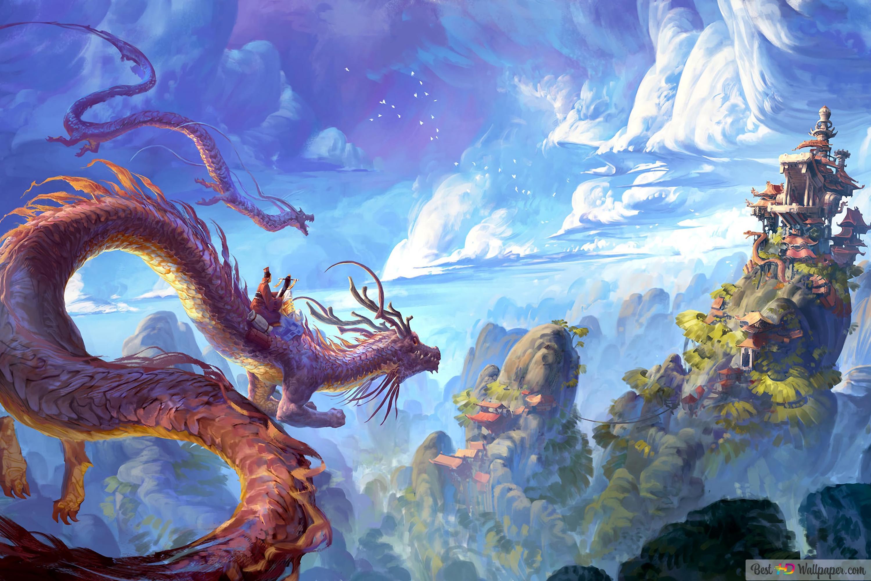 3000x2000 Chinese Dragon 4K wallpaper download