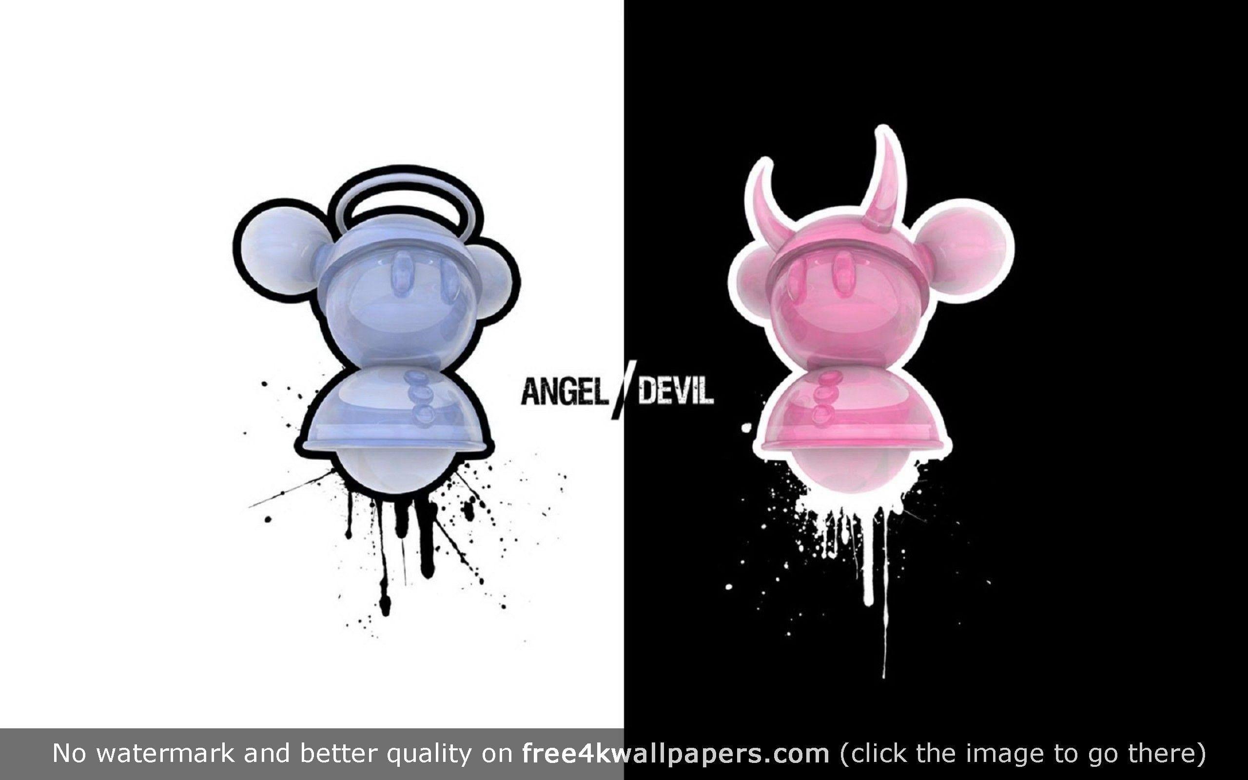 2560x1600 devil angel wallpaper