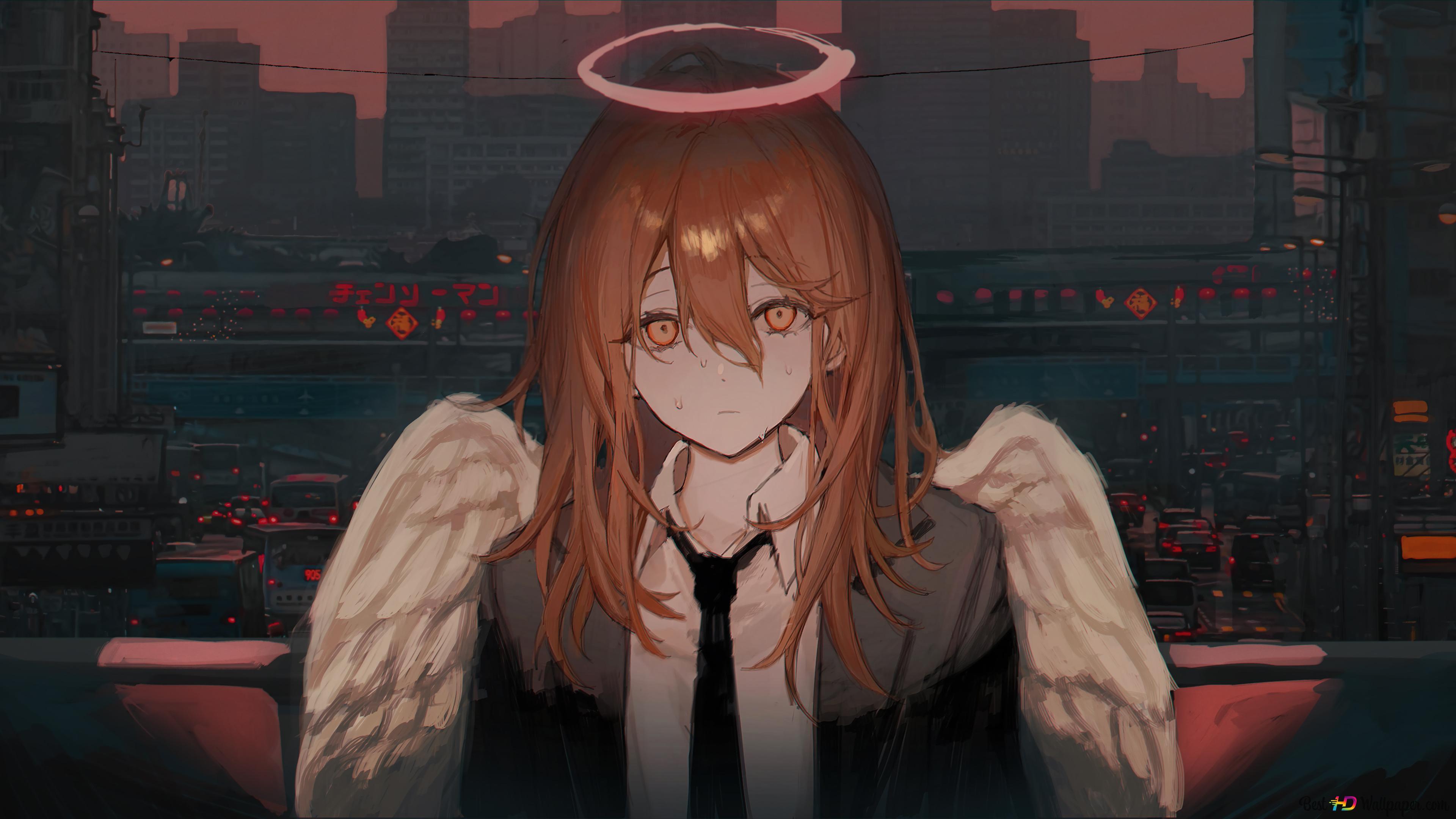 3840x2160 Angel Devil from Chainsaw man anime 4K wallpaper download