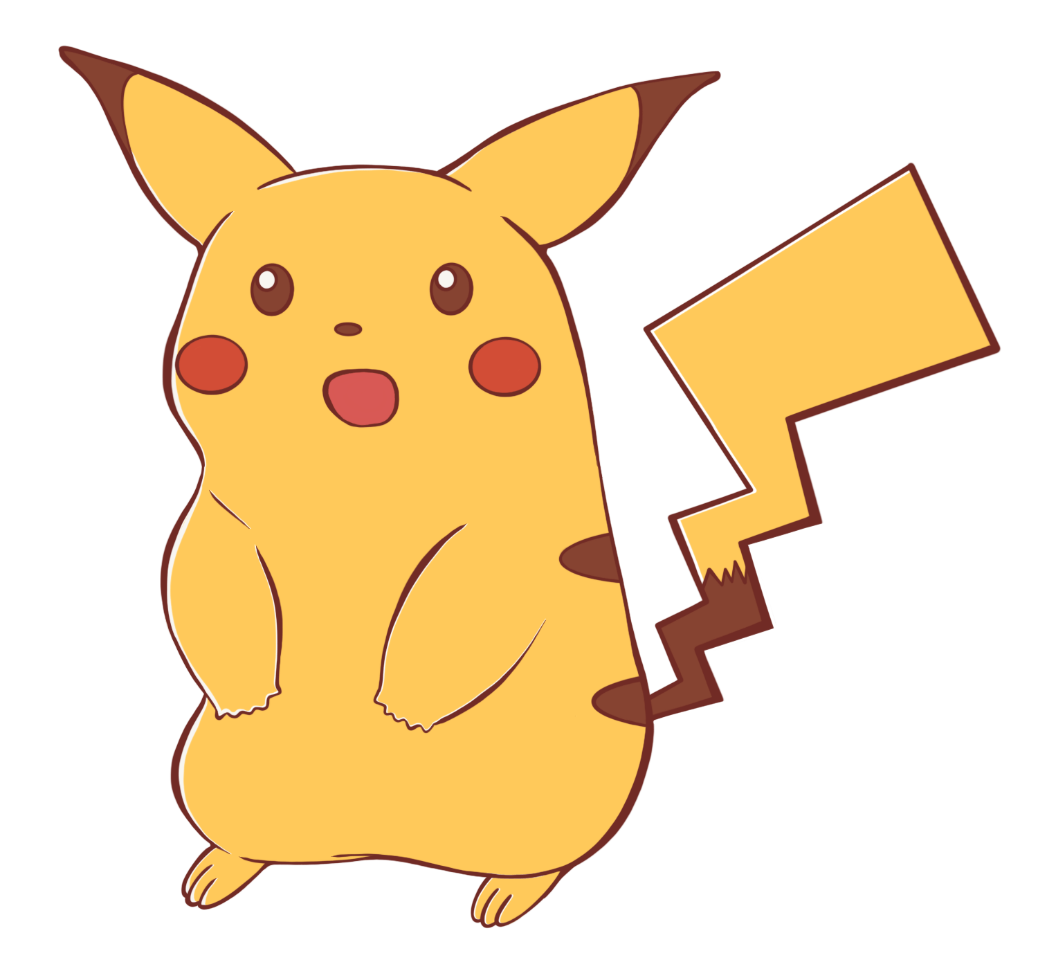 1500x1400 Pikachu Meme PNG Image Transparent Background