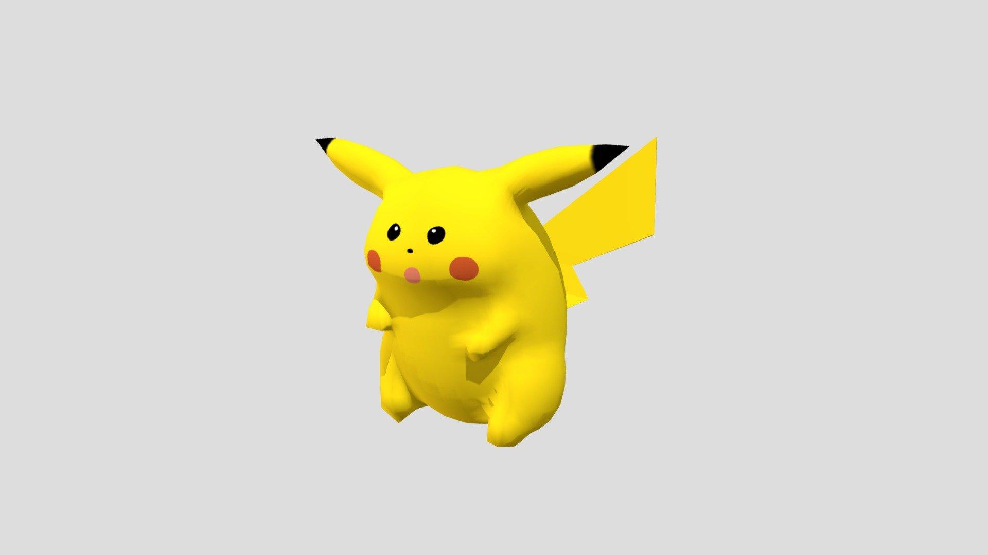1920x1080 Surprised Pikachu Meme 3D Model