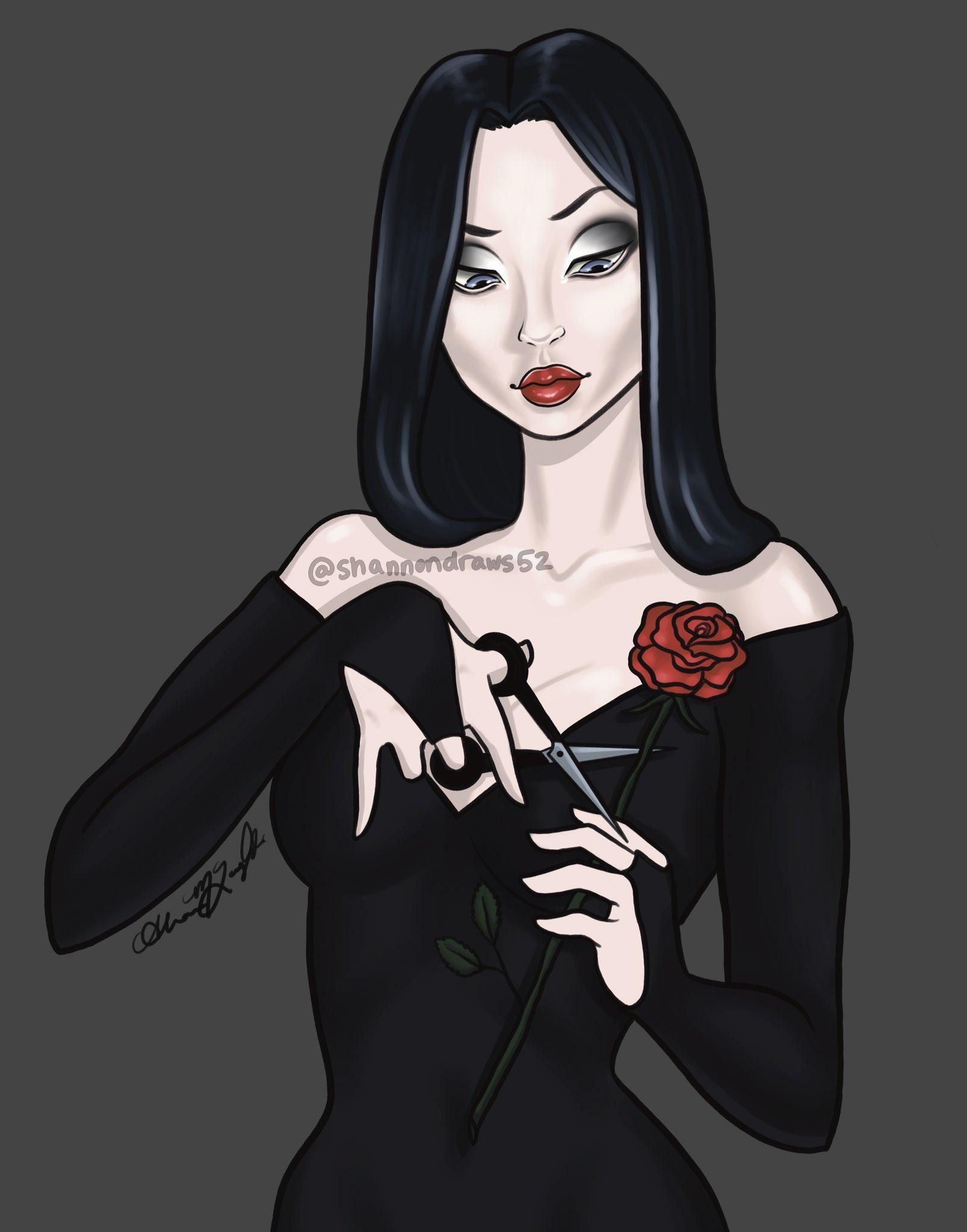 1607x2047 Harleen commissions open !! Addams ✂️