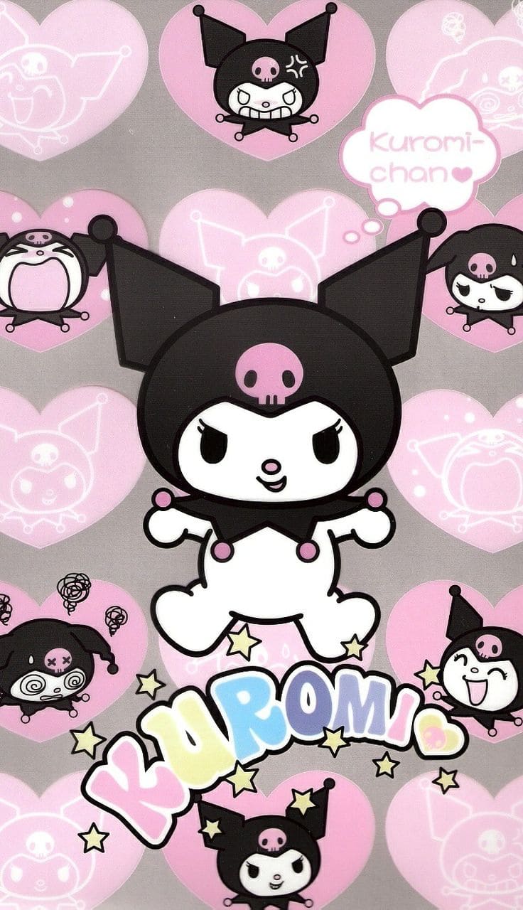 736x1280 Kuromi Phone Wallpaper