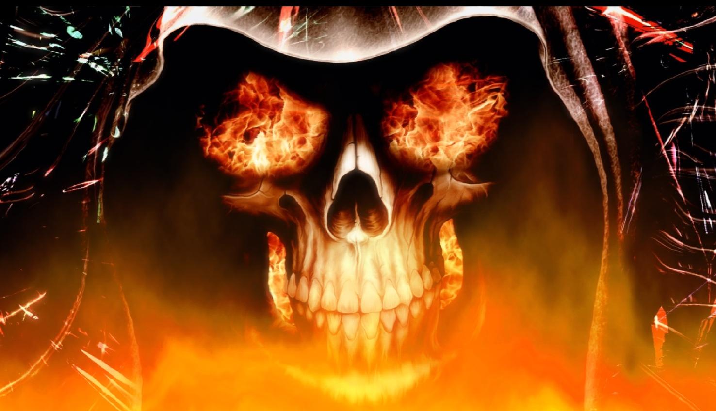 1476x848 Free Skull Wallpaper